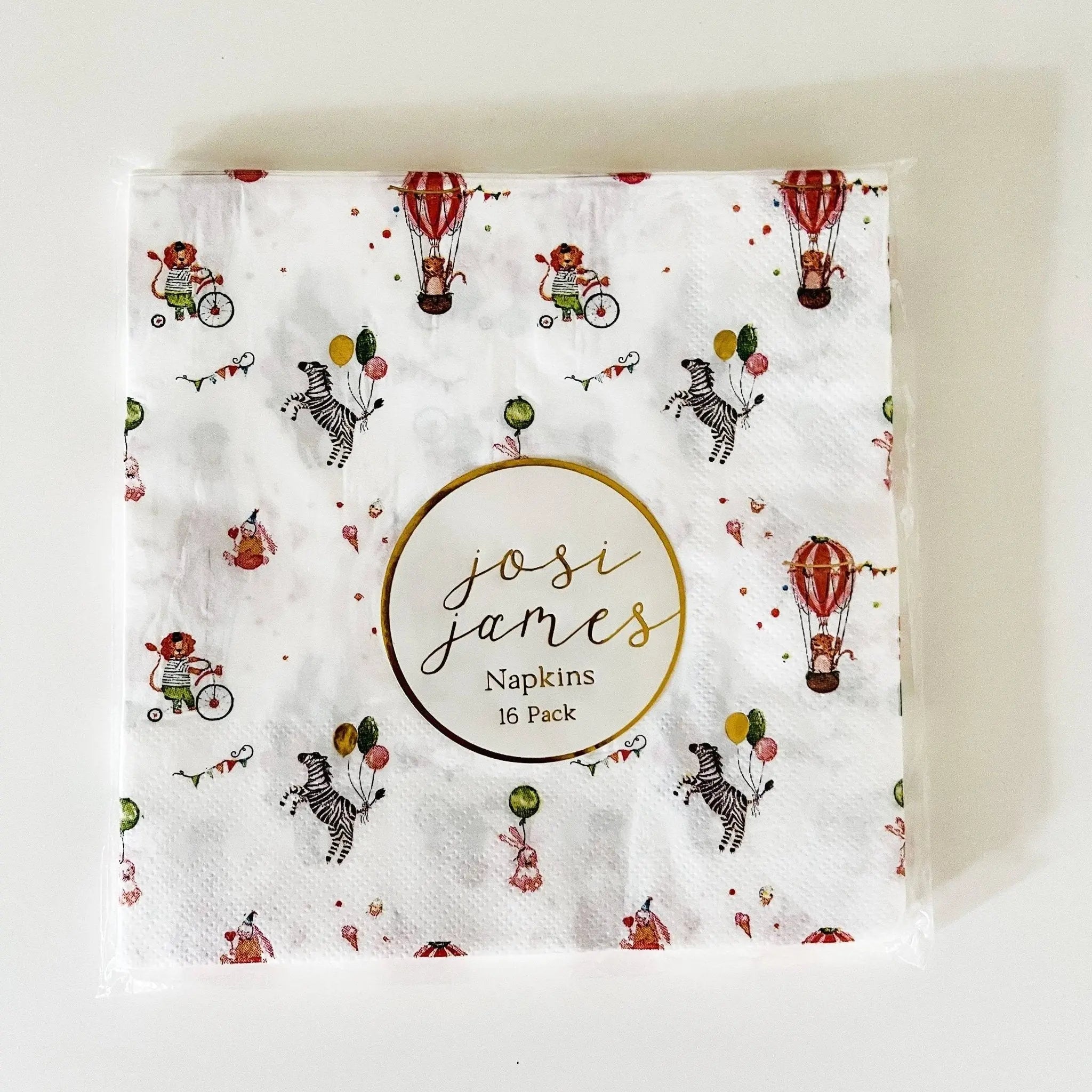 Carnival Napkins Large (set Of 16)