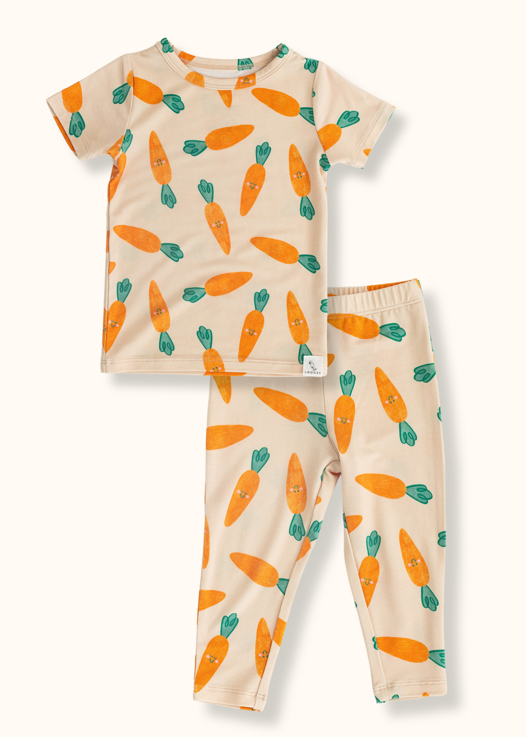 Carrots Pajama Set by Loocsy