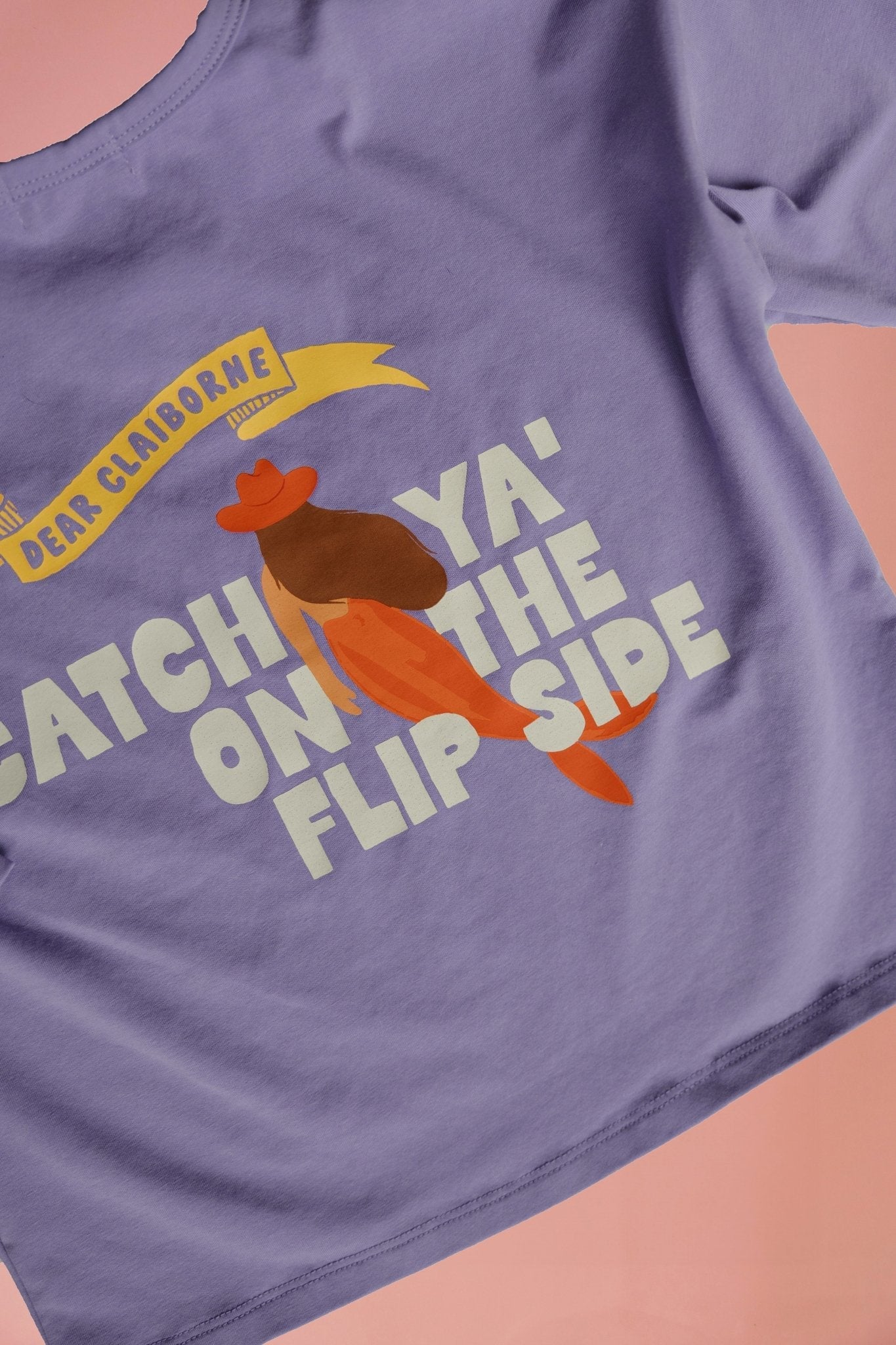 Catch You On The Flip Side Long Sleeve Tee – Mermaid Graphic