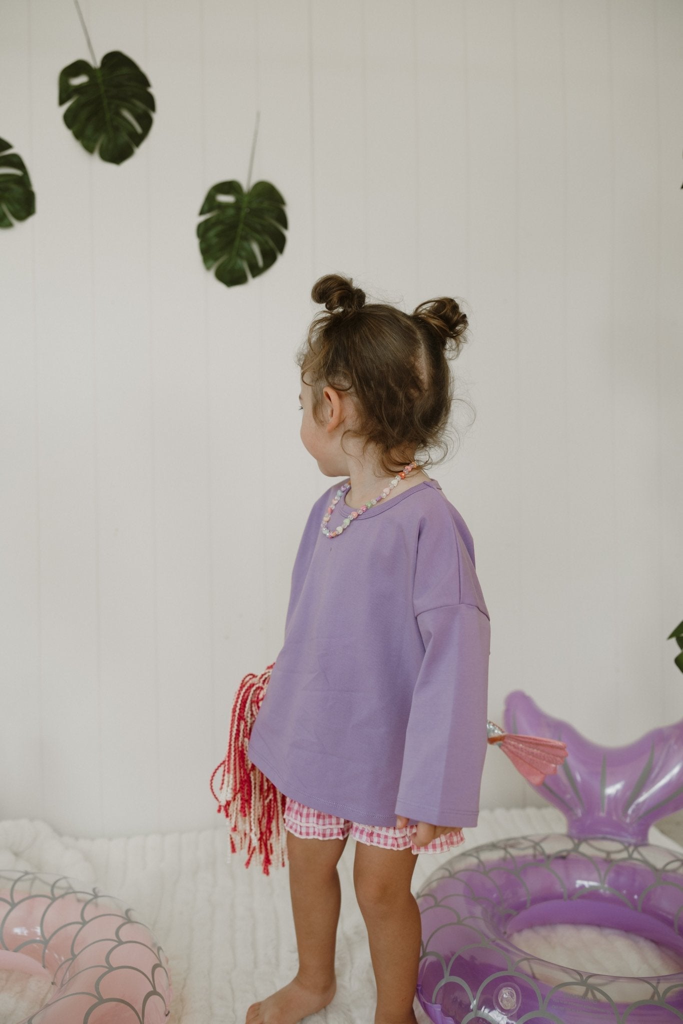 Catch You On The Flip Side Long Sleeve Tee – Mermaid Graphic