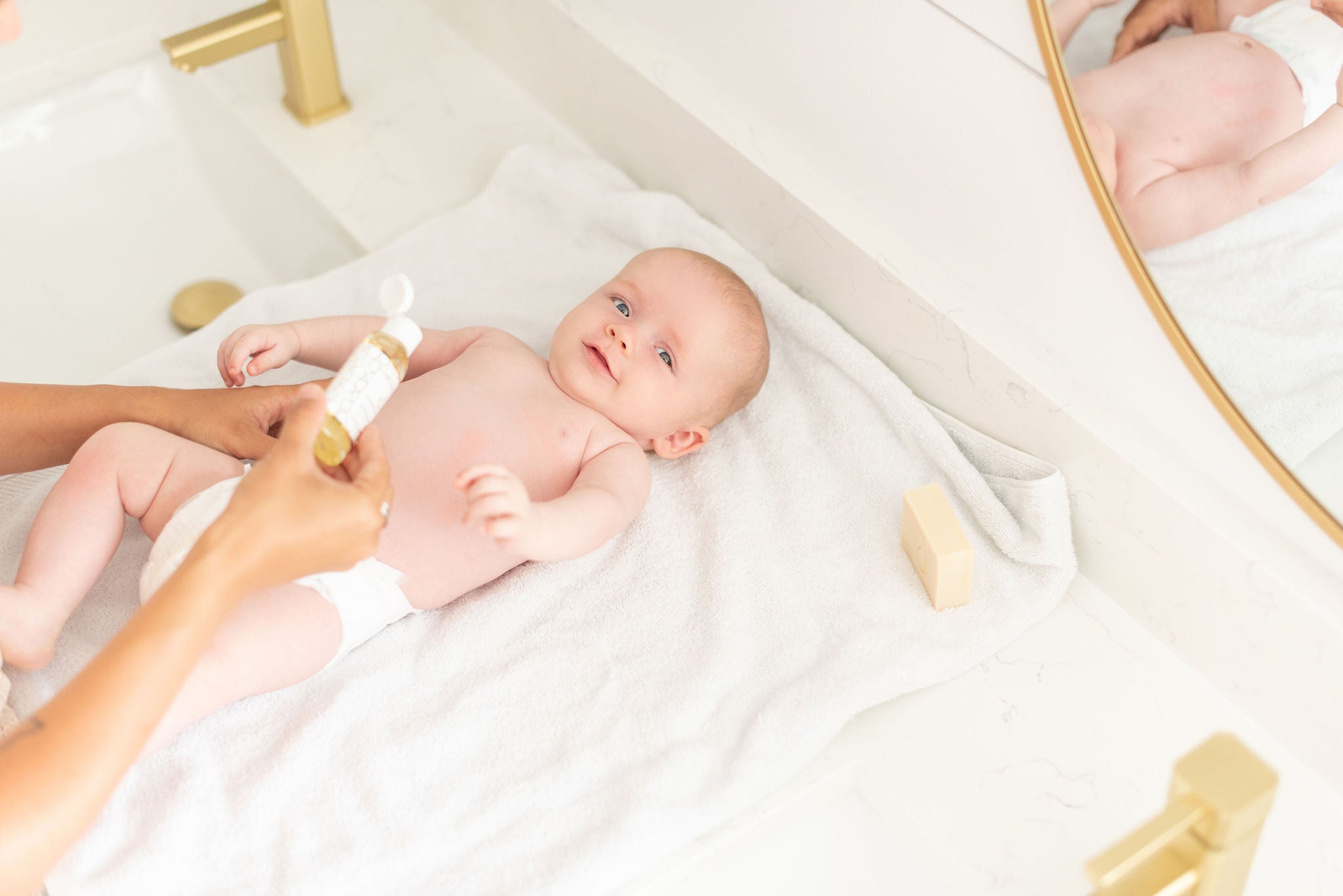 Baby Massage Oil Natural Fragrance-free For Whole Body For Infants & Children