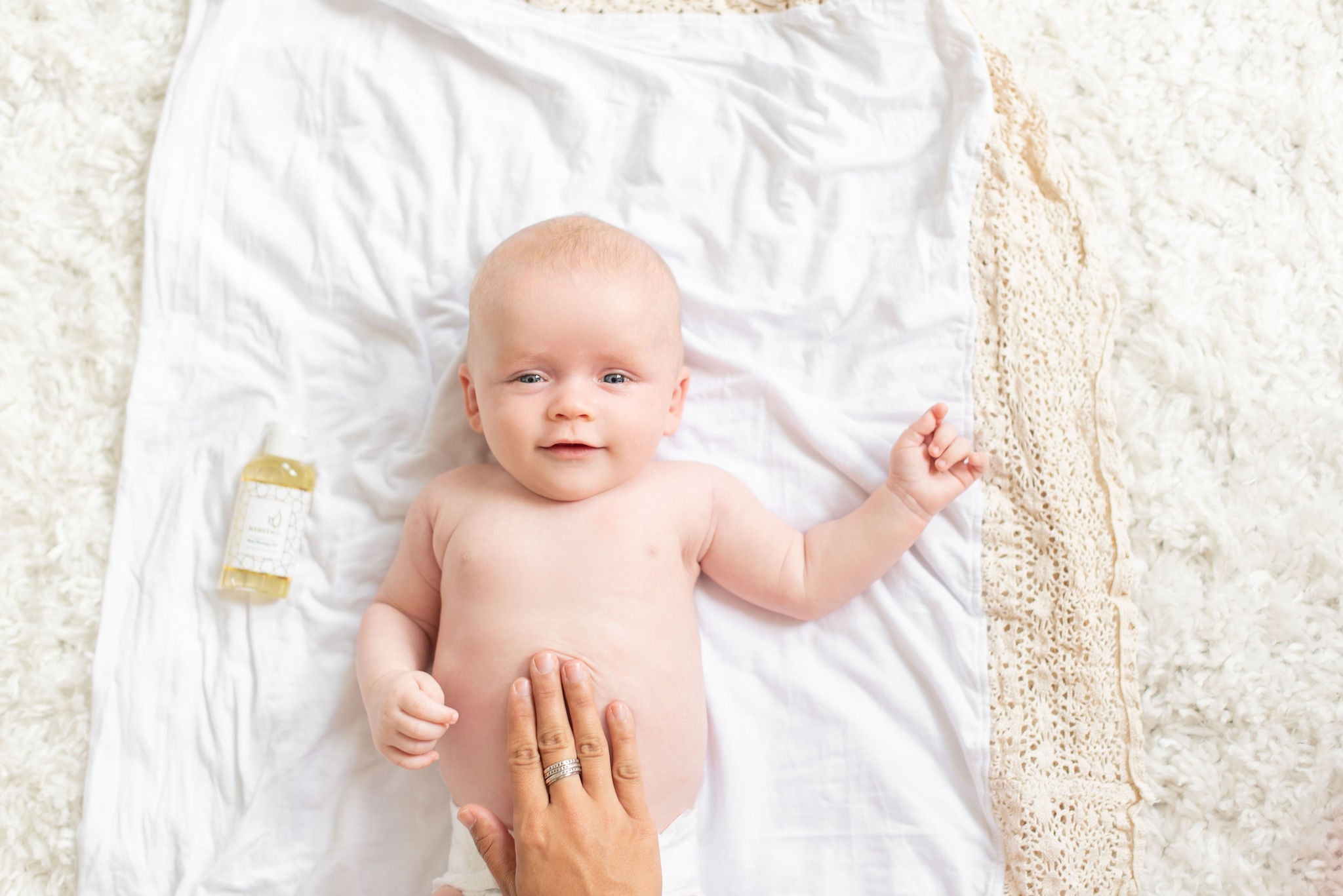 Baby Massage Oil Natural Fragrance-free For Whole Body For Infants & Children