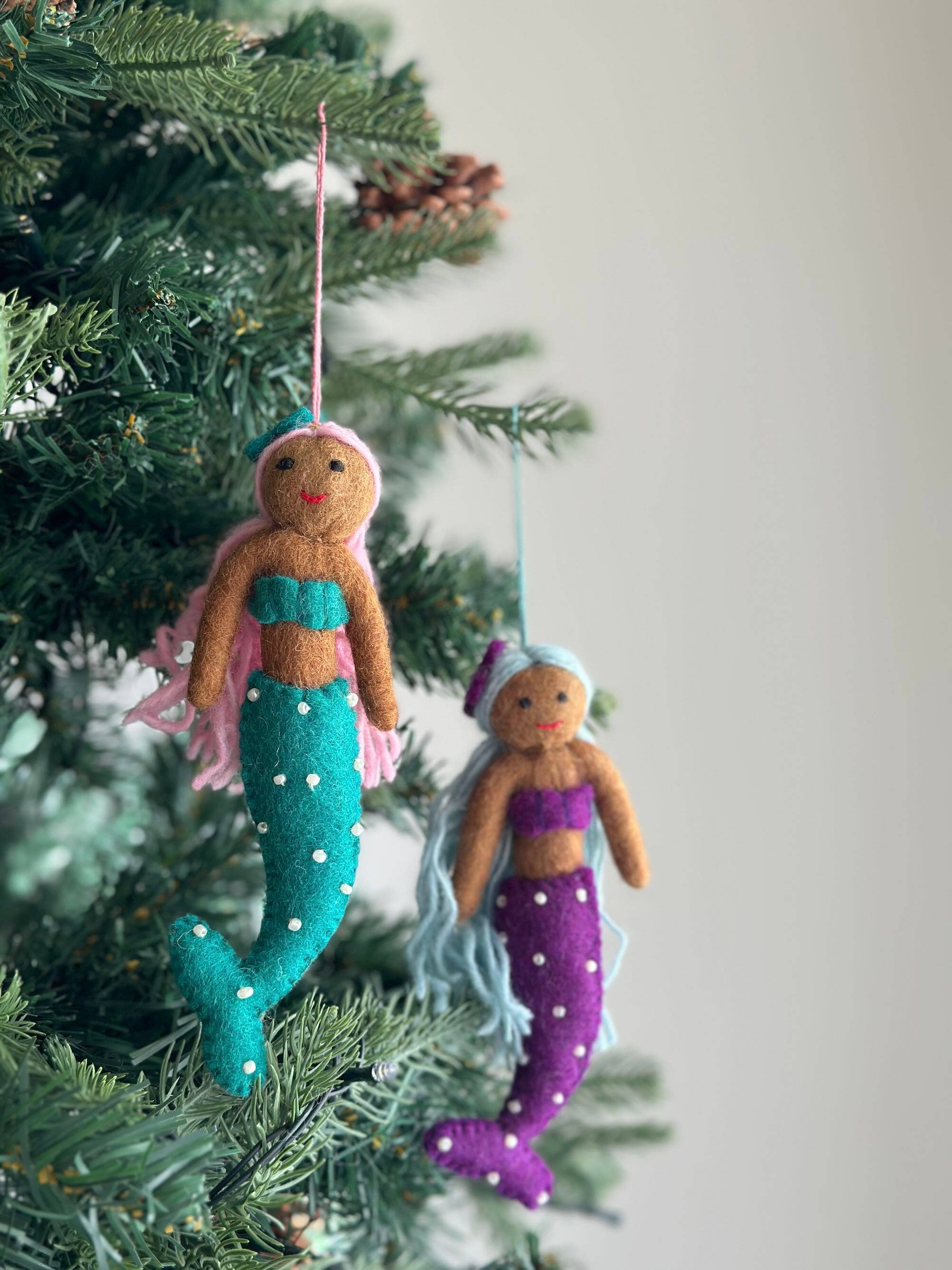 Felt Ornament - Assorted Mermaid