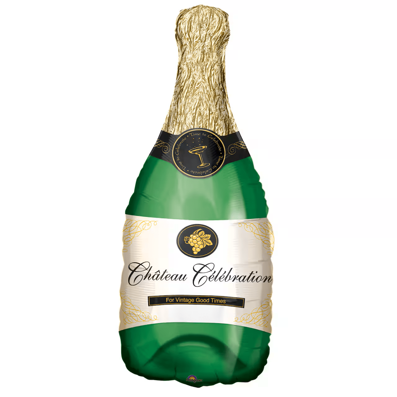 Champagne Bottle Foil Balloon