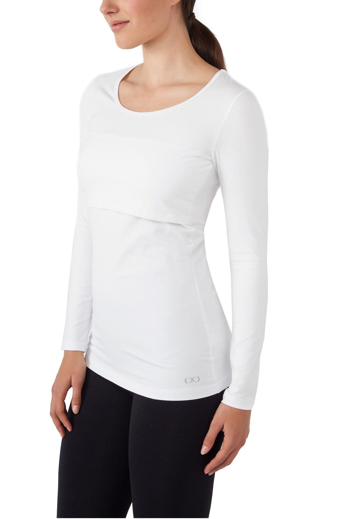 Charlotte Long Sleeves Round Neck Nursing Top