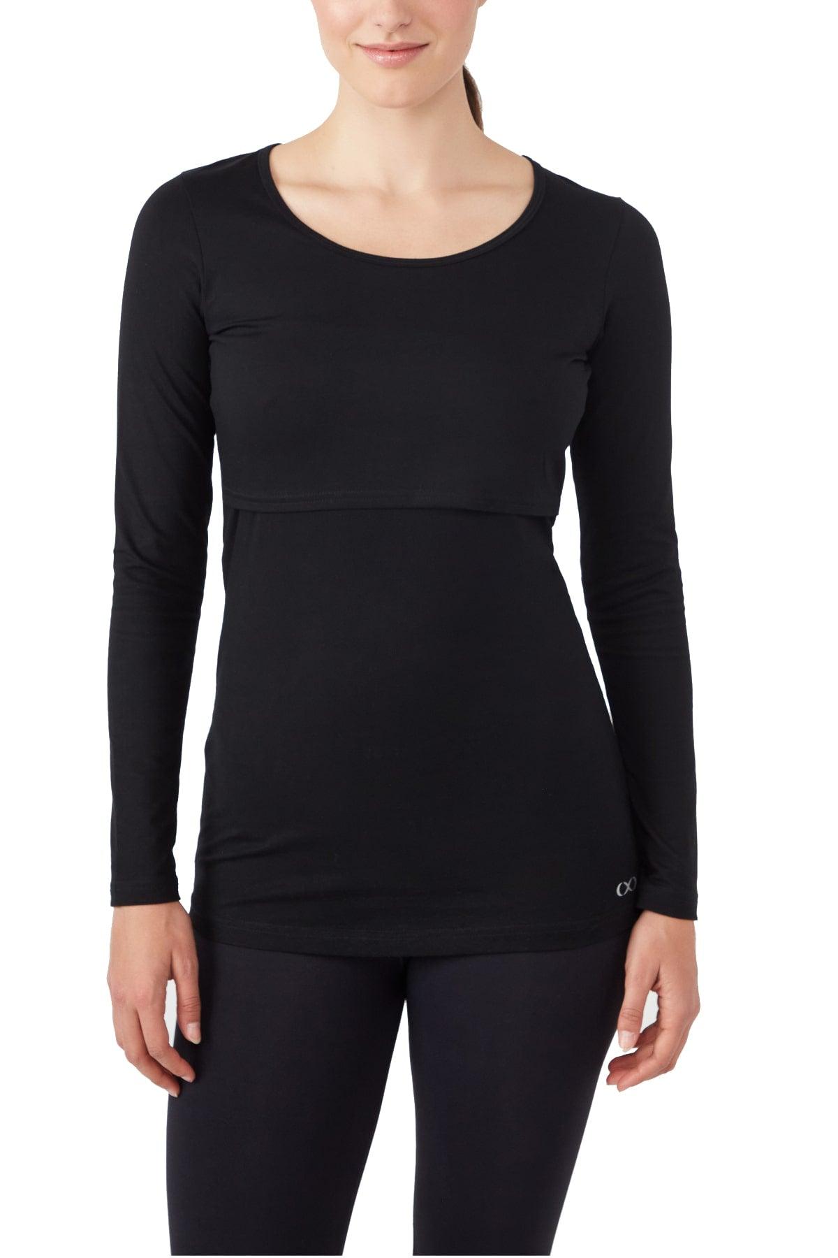 Charlotte Long Sleeves Round Neck Nursing Top