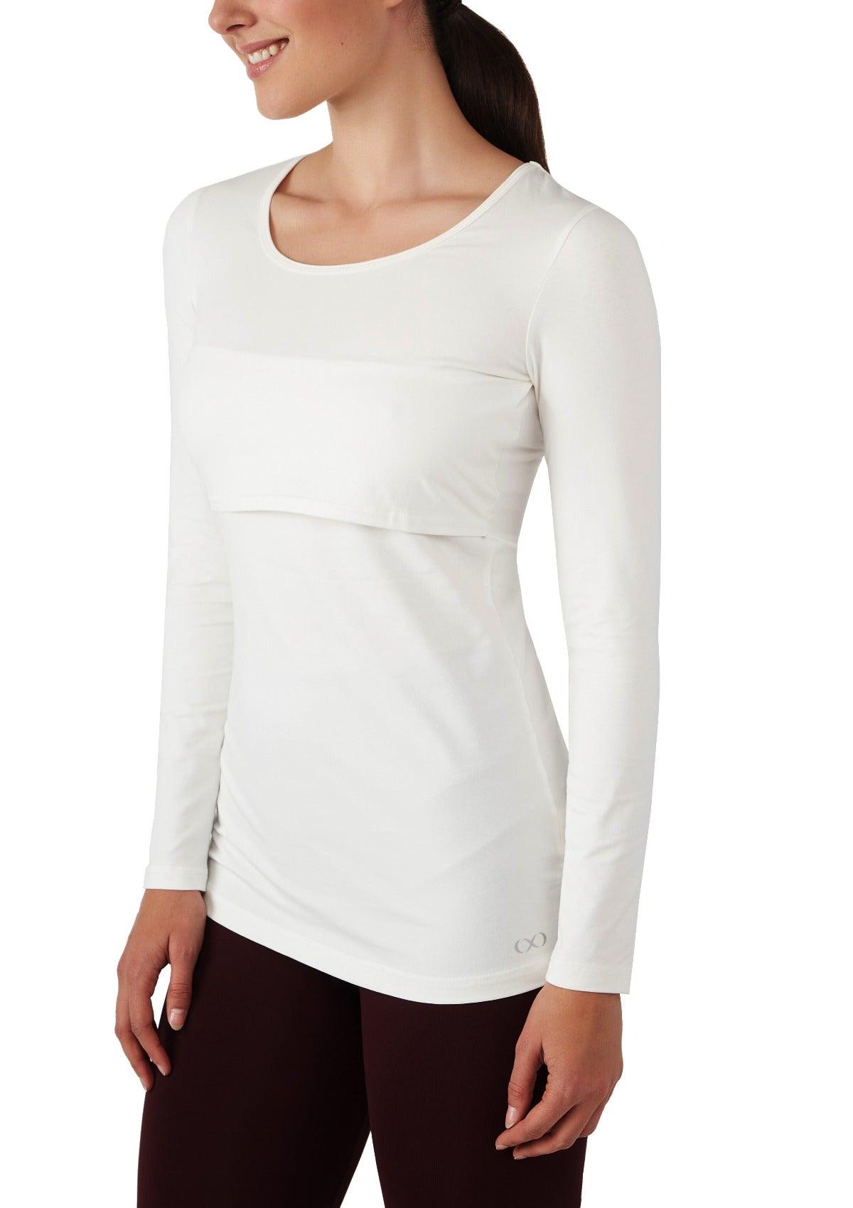 Charlotte Long Sleeves Round Neck Nursing Top