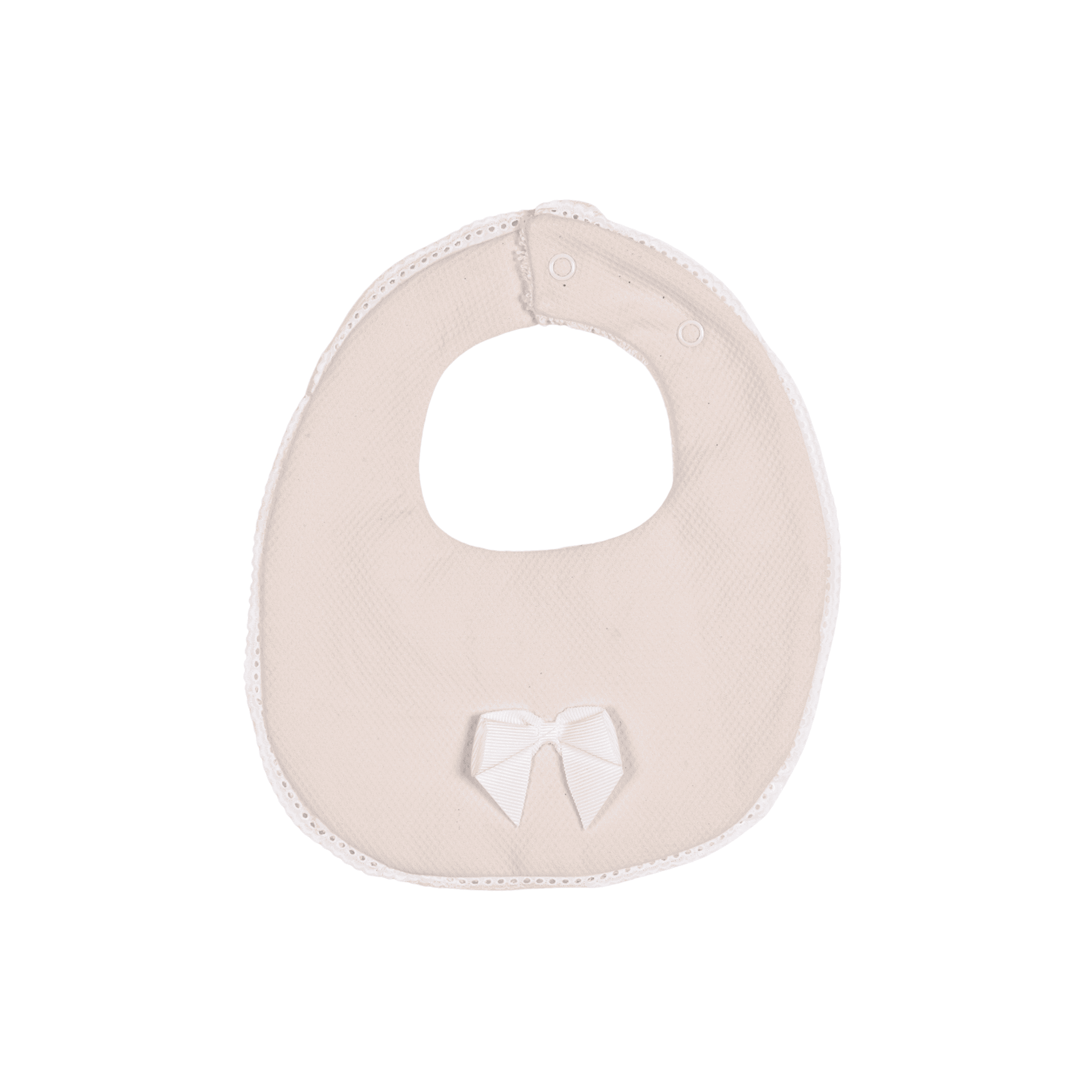 Chely | Girls Rose Blush Cotton Bib