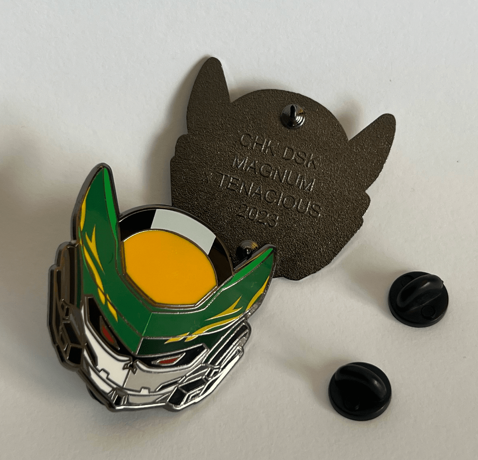 Chk_dsk Magnum Enamel Pin Set Nycc Exclusive