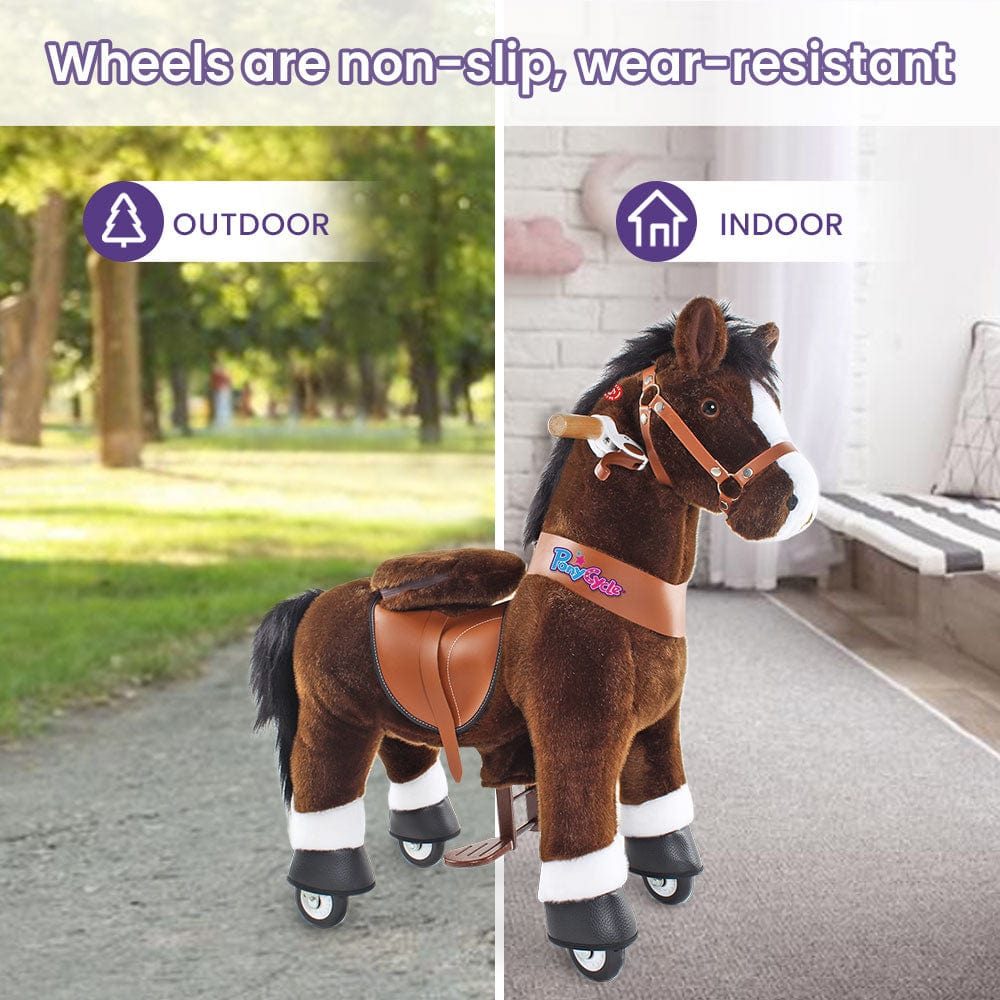 Model U Riding Horse Toy Age 4-8 Chocolate