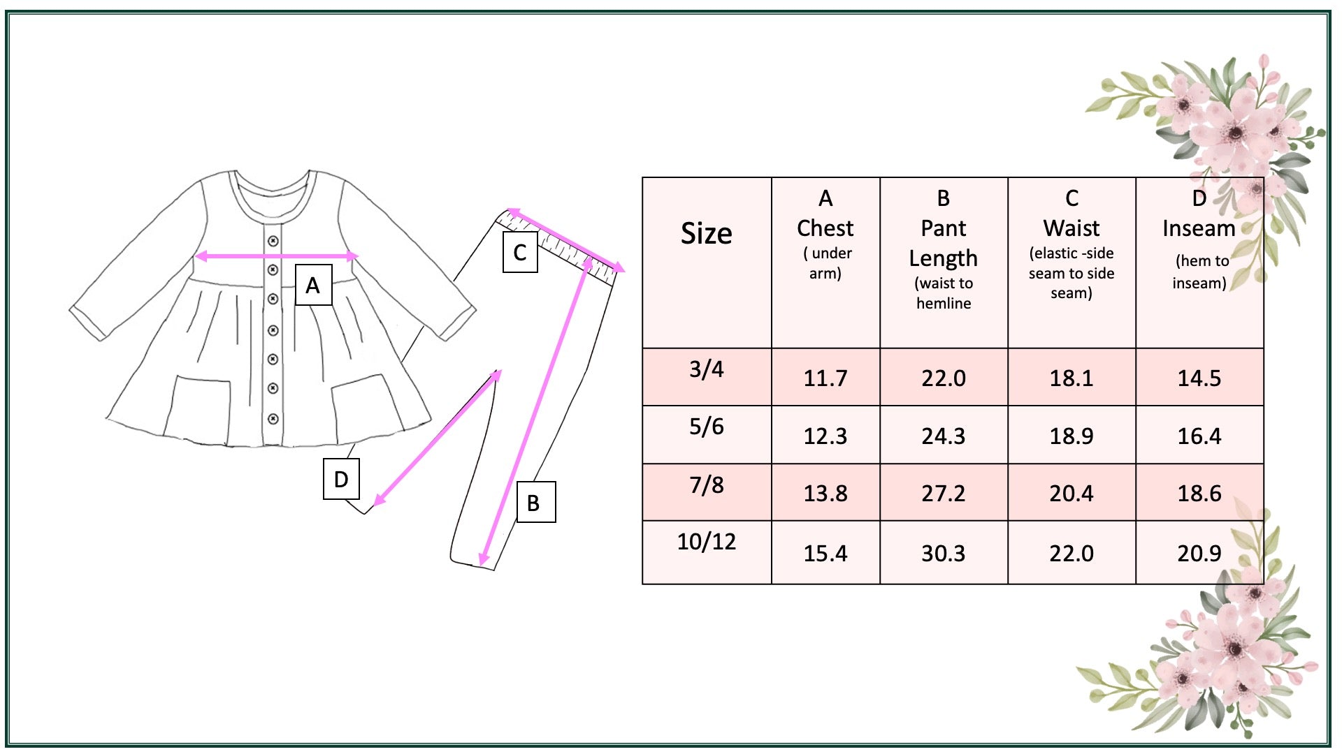 Cinnamon Dot Pant Set