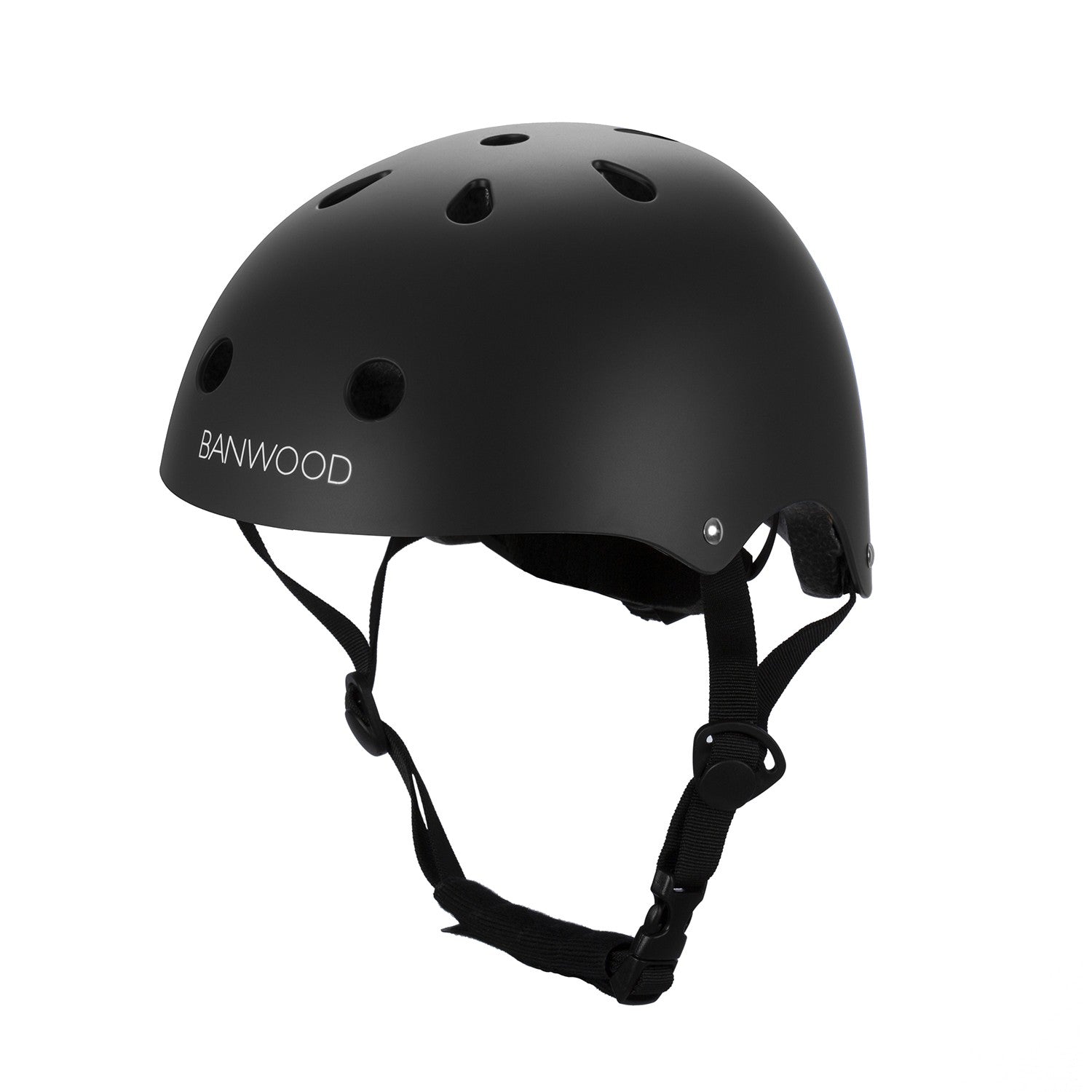 Kids Helmet - Matte Black