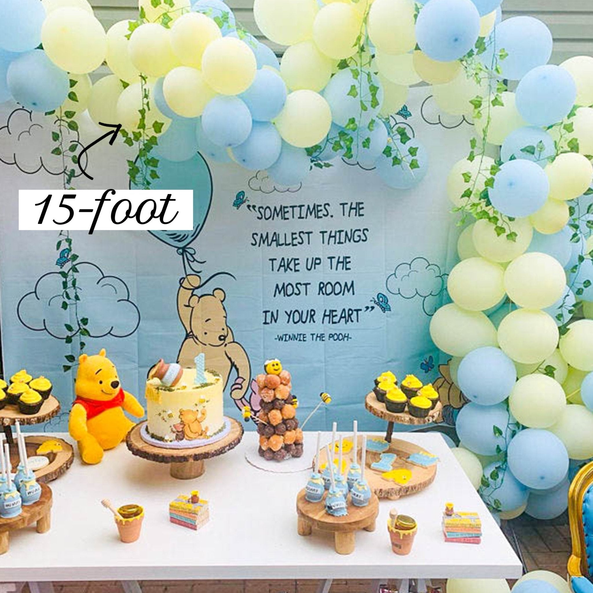 Pastel Blue & Yellow Balloon Garland Kit