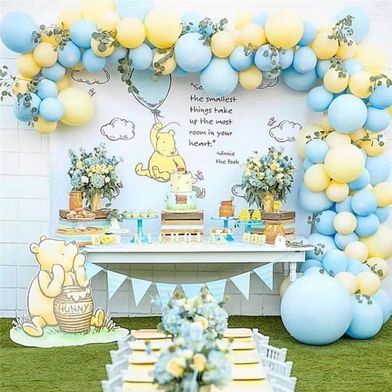 Pastel Blue & Yellow Balloon Garland Kit