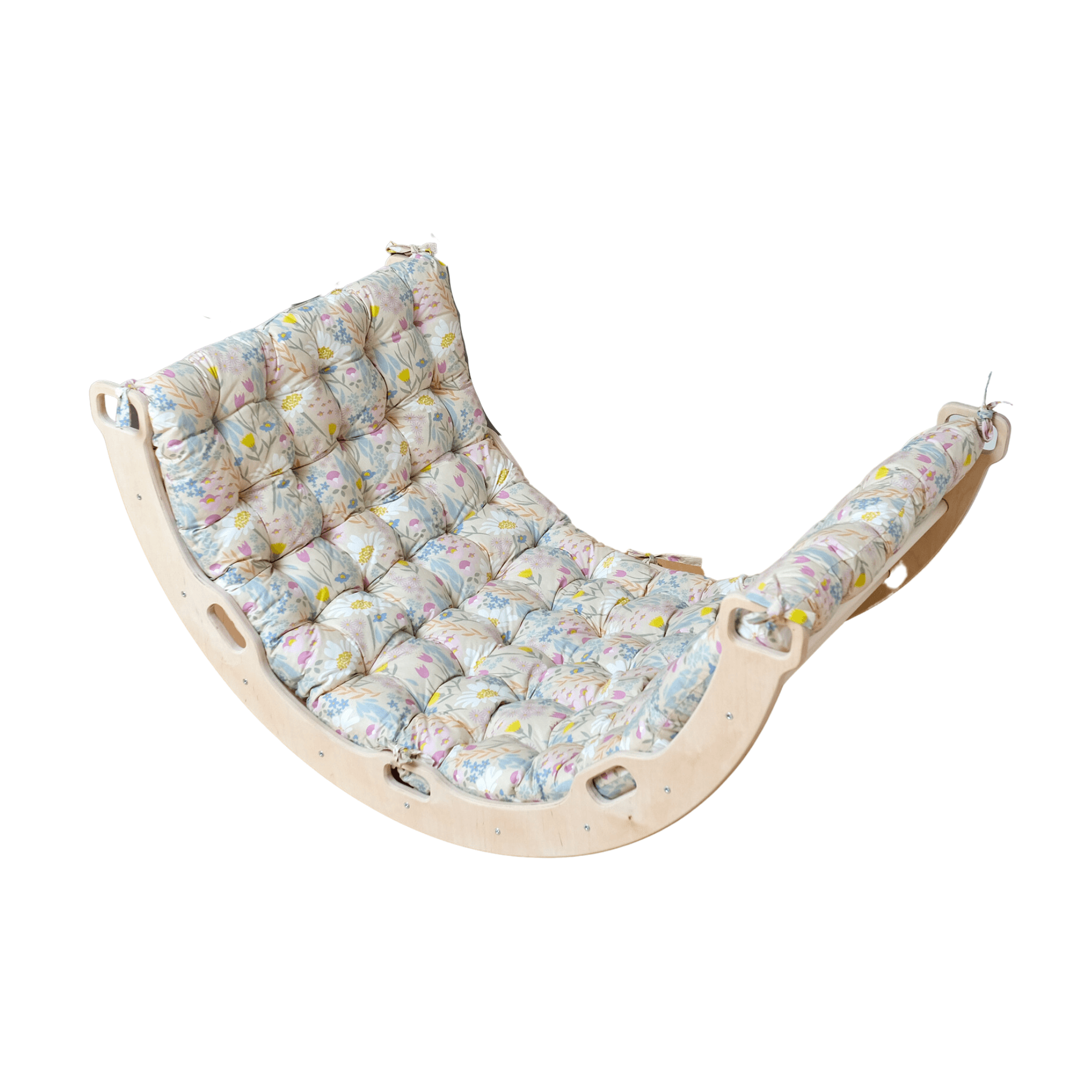 Large Montessori Climbing Arch / Rocker With Pillow Set