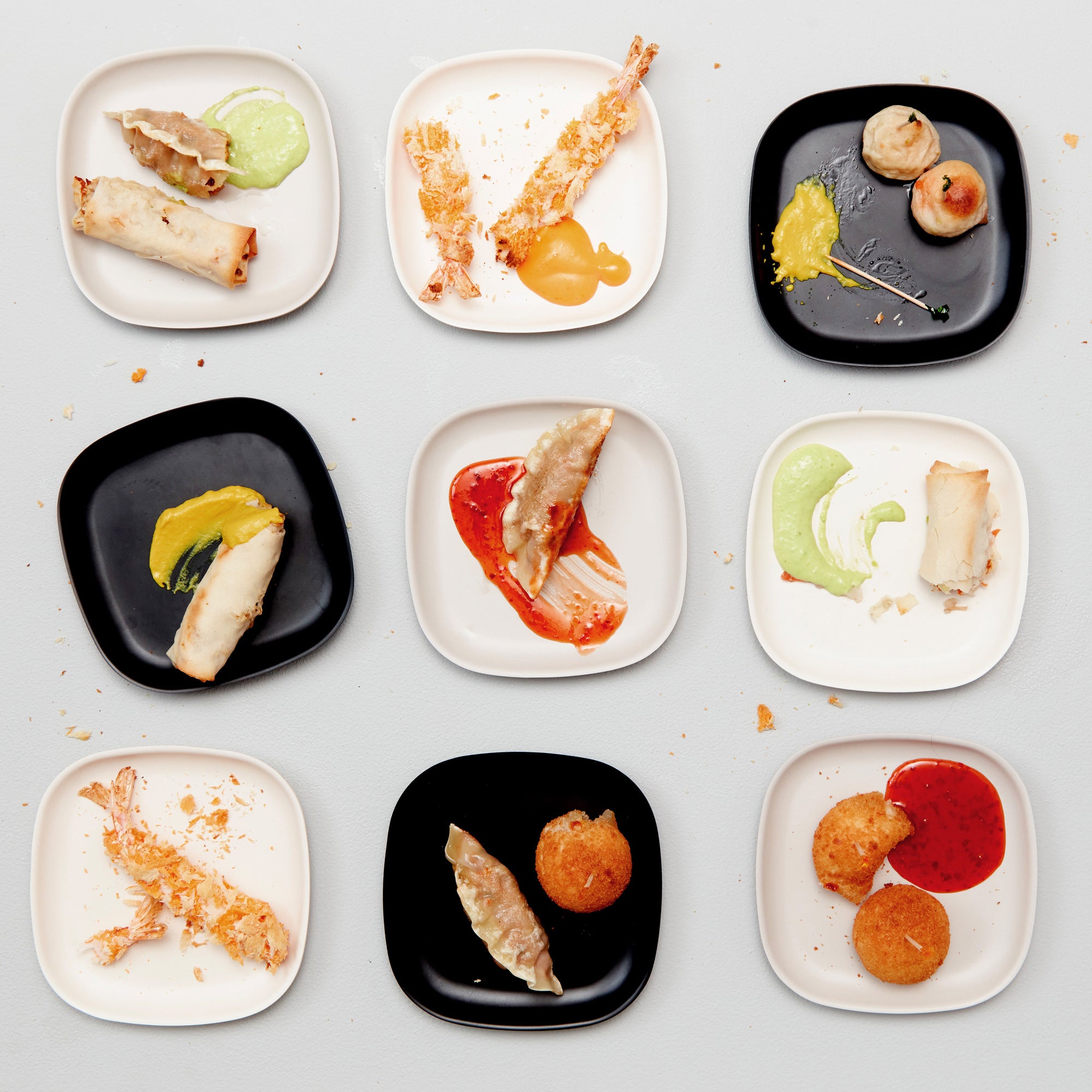 Cocktail Plate Set X 6 - Off White