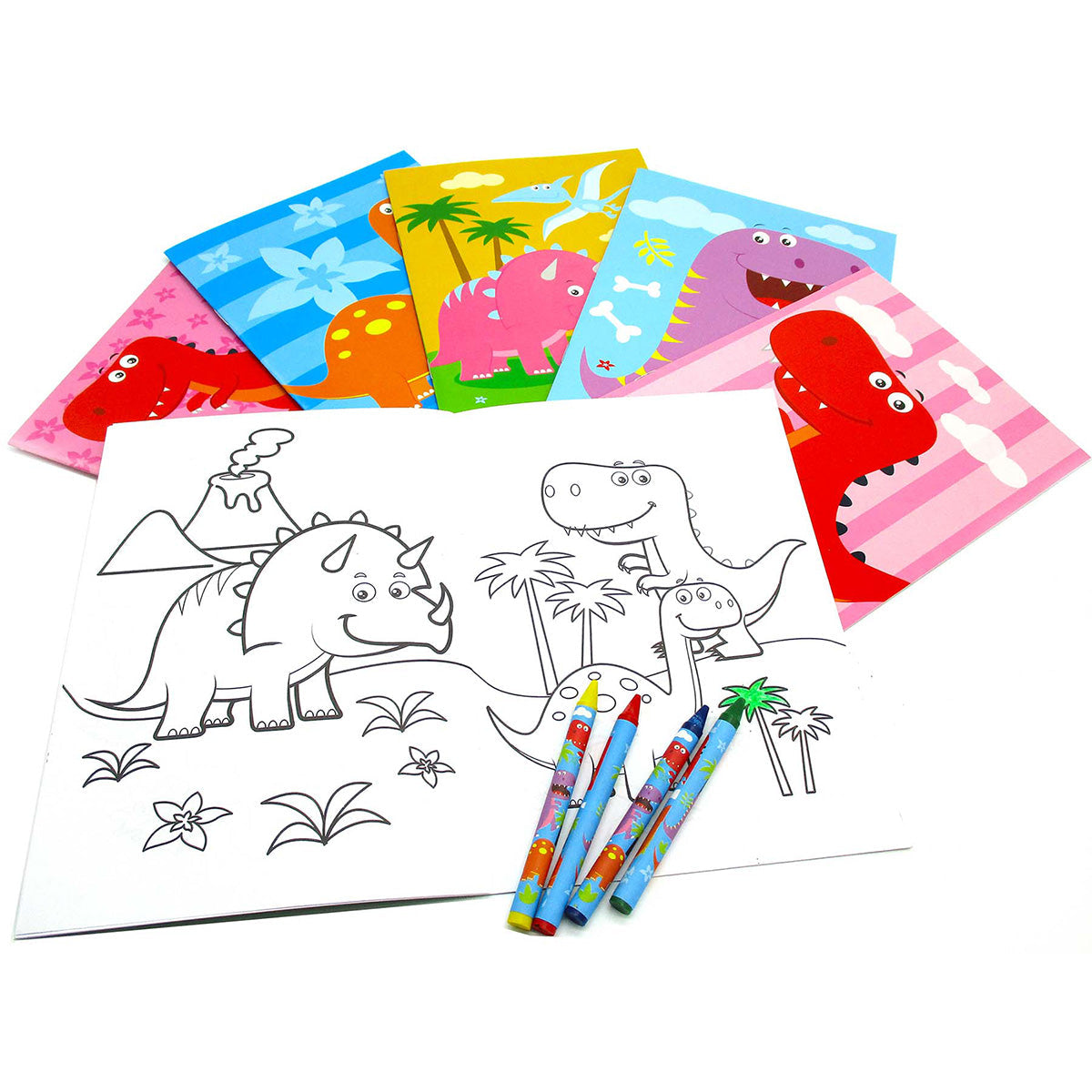 Dinosaurs Coloring Books - Set Of 6 Or 12