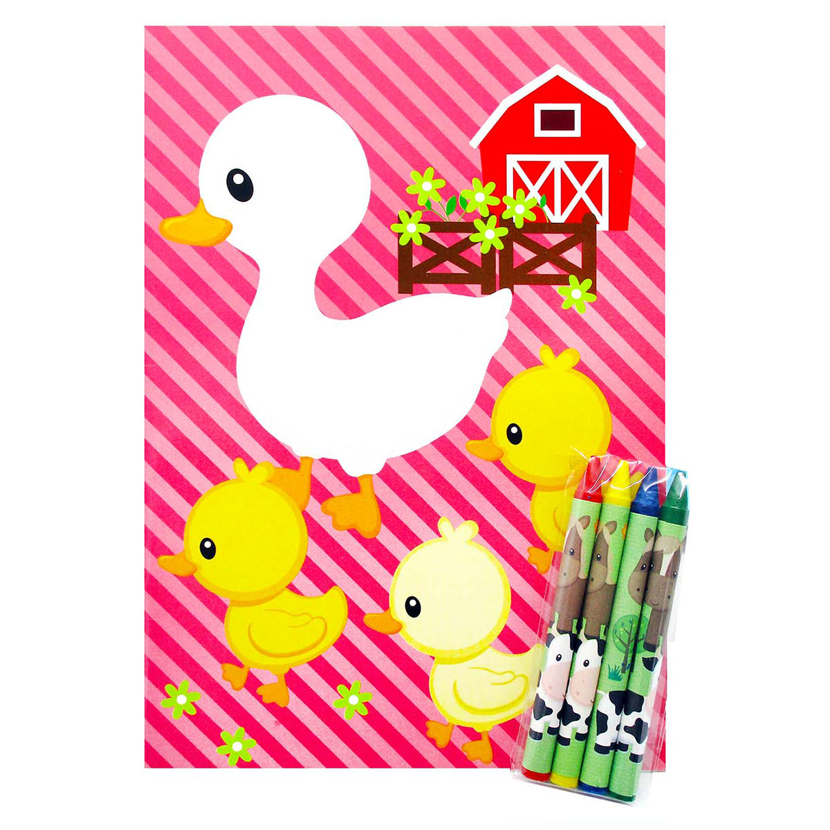 Farm Animals Coloring Books - Set Of 6 Or 12