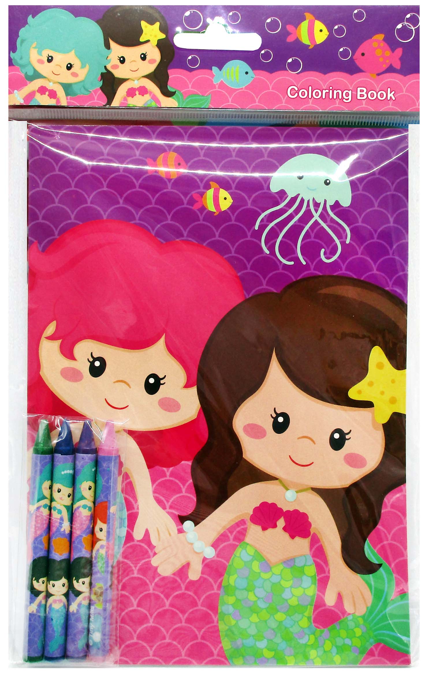Mermaids Coloring Books - Set Of 6 Or 12