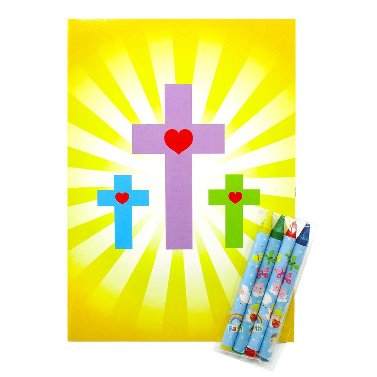 Religious Coloring Books - Set Of 6 Or 12