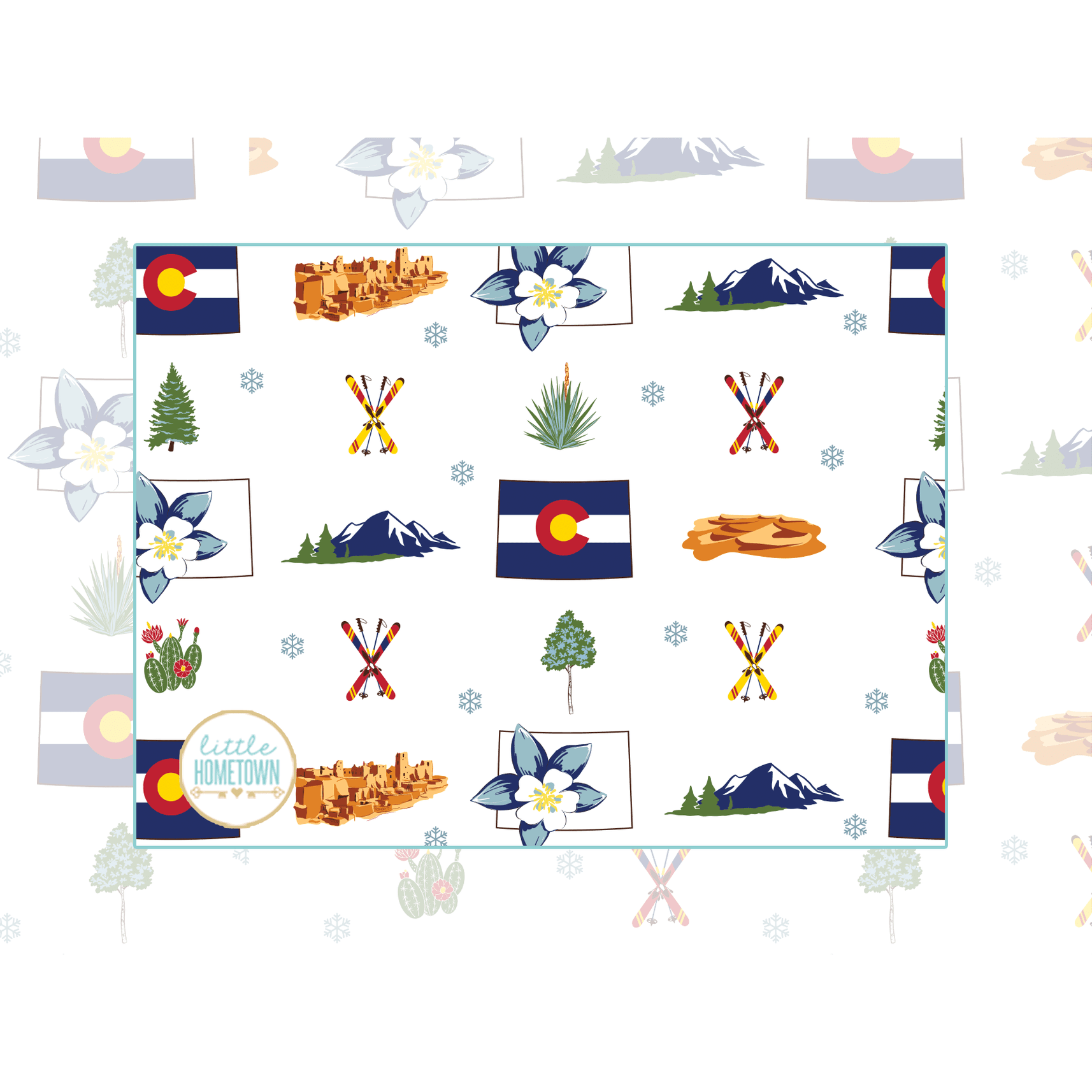 Colorado Plush Throw Blanket 60x80