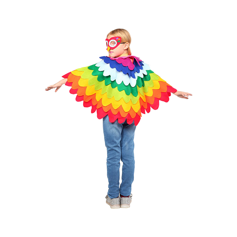 Parrot Colorful Costume - Kids