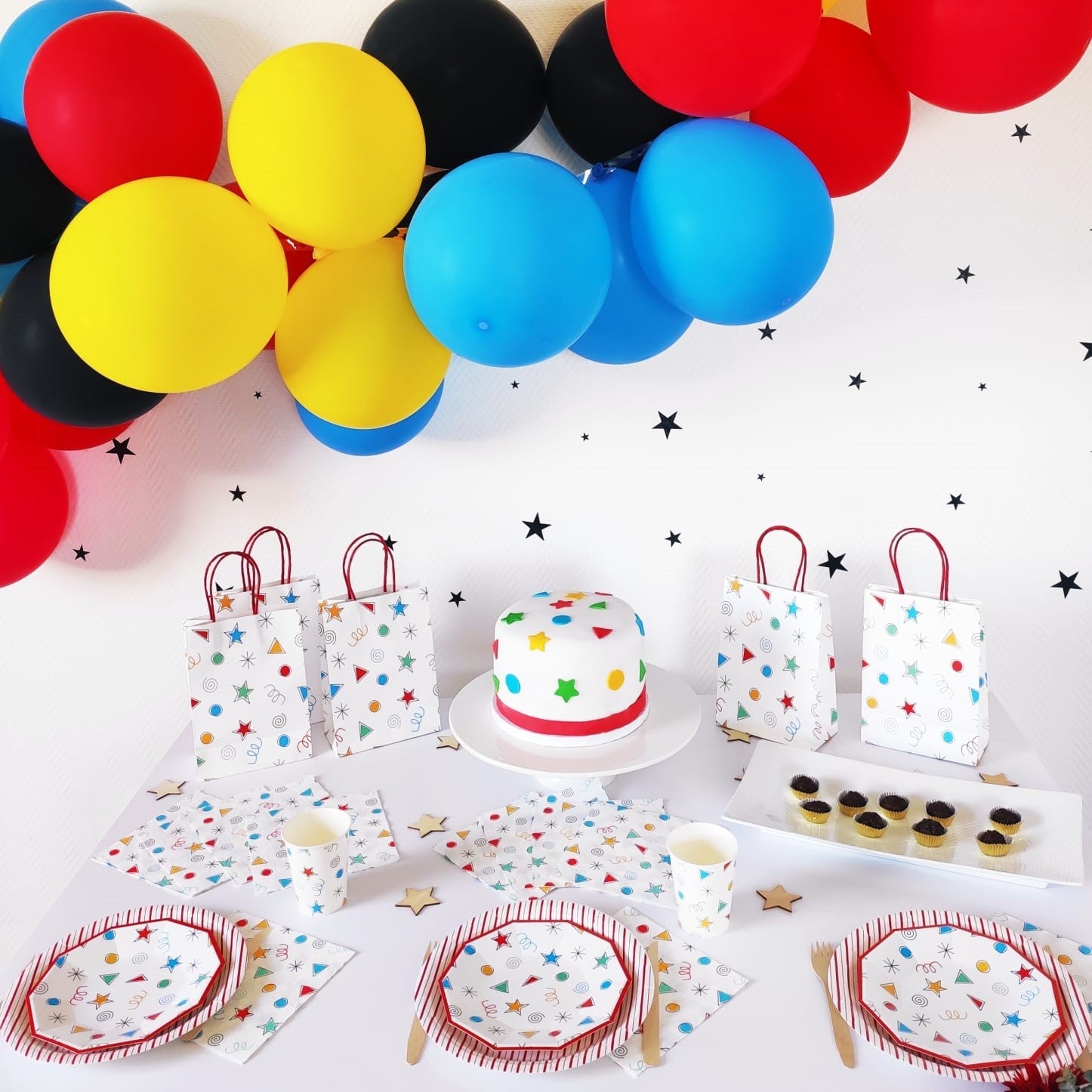Happy Colors Cups (set Of 8)