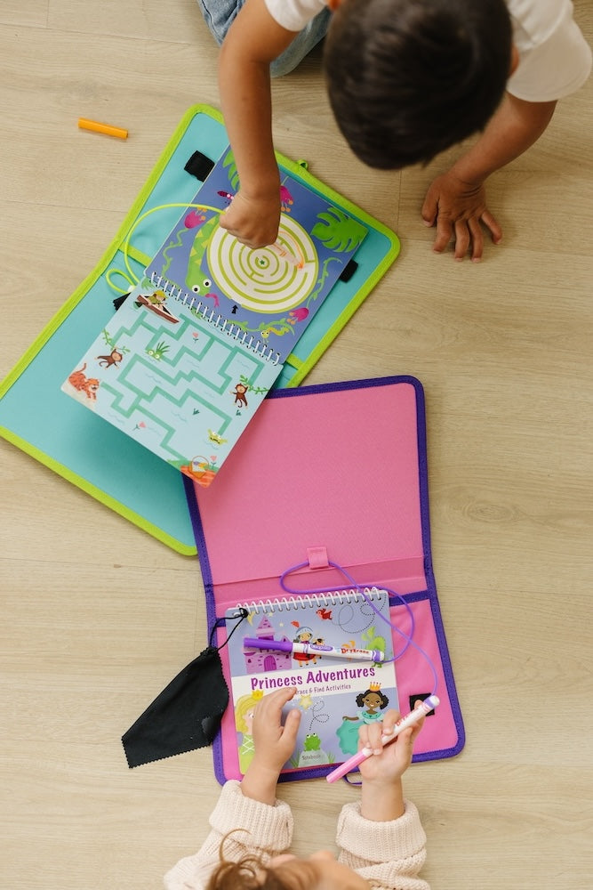 Totebook Kids Dry Erase Activity Kit - Set Of 3 Books