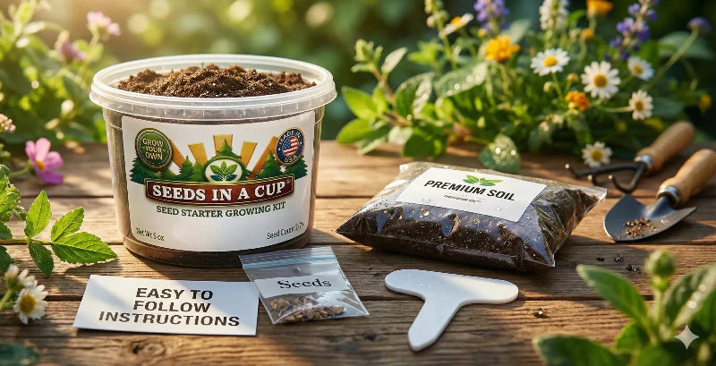 Cantaloupe | Plant Seed Starter Grow Kit |