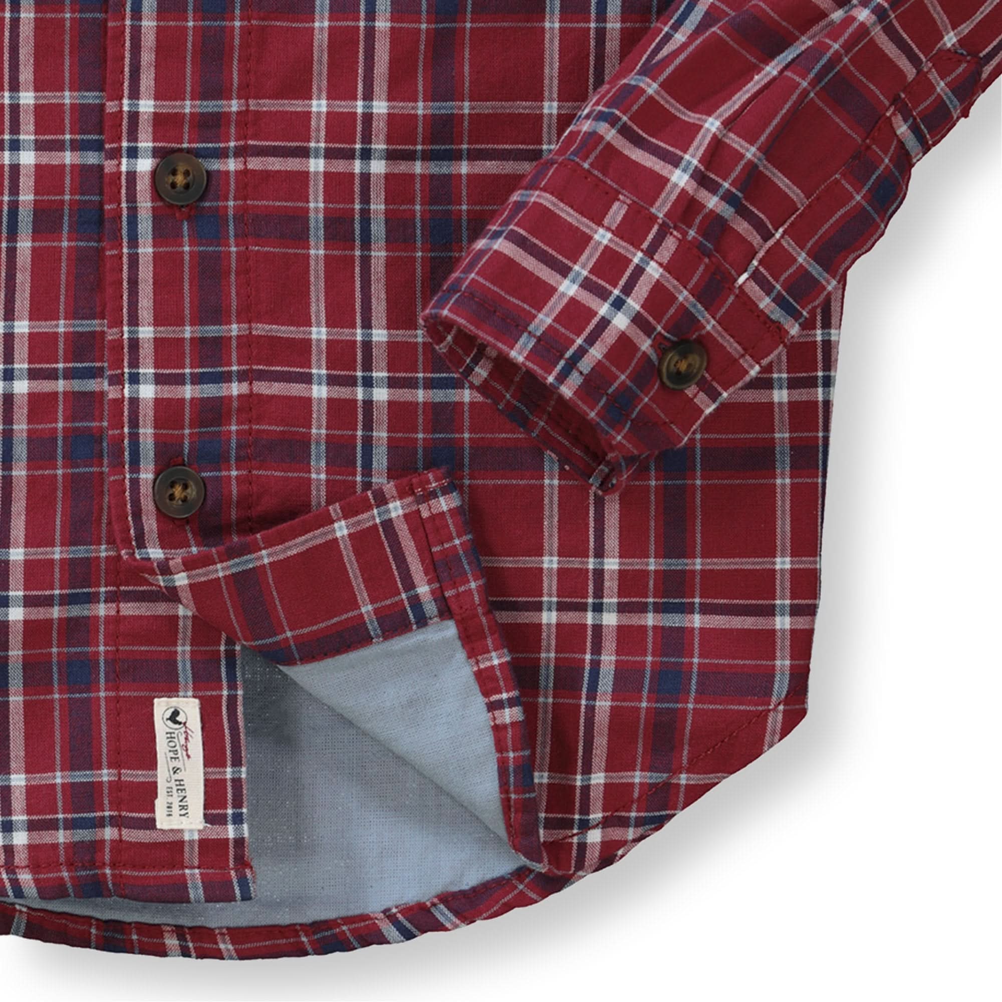 Convertible Double Weave Button Down Shirt - Baby