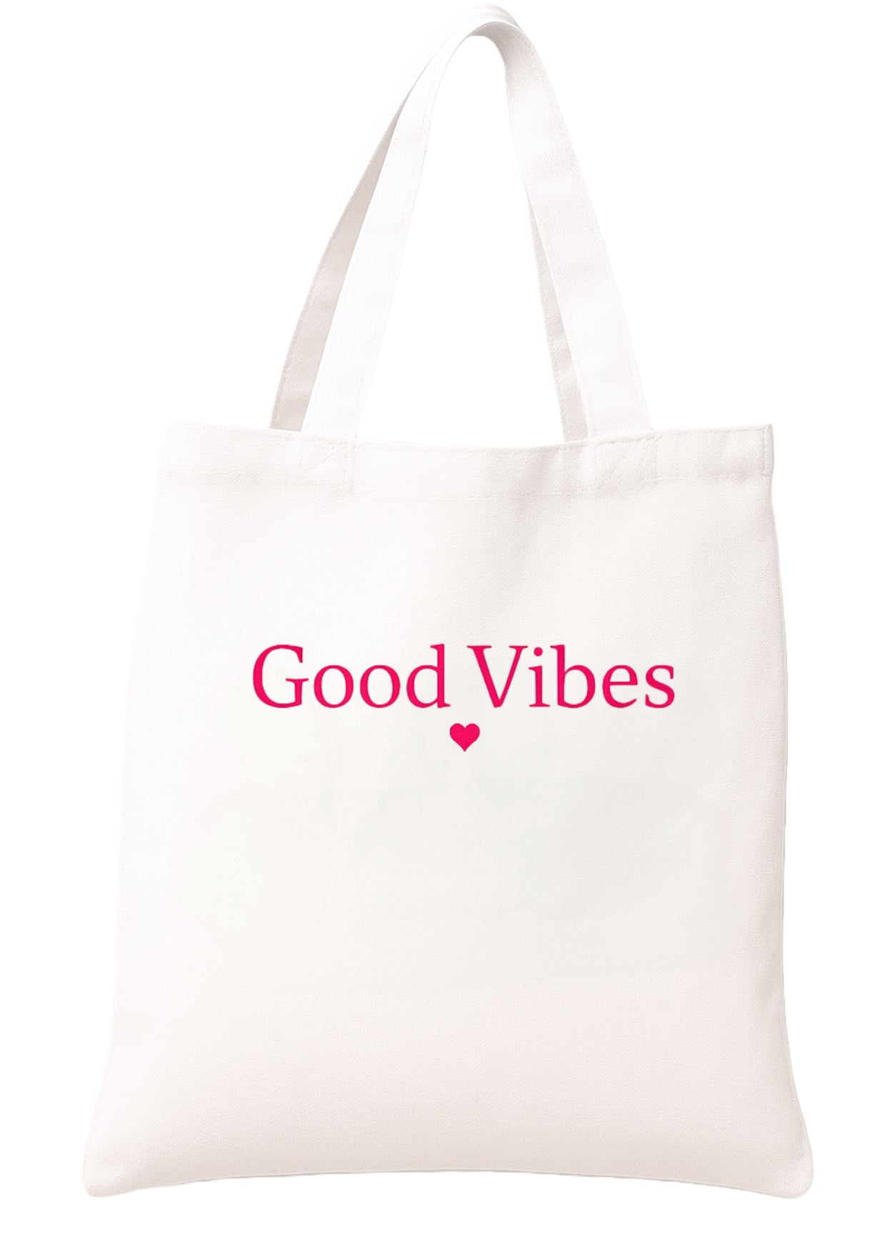Good Vibes White Bag