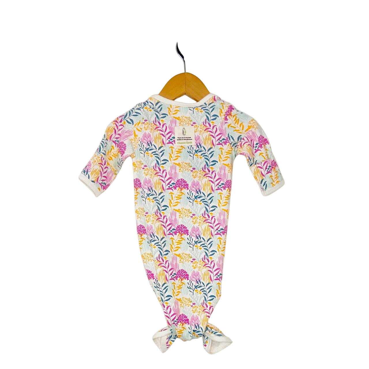 Coral Reef Printed Gown In Sustainable Fabric