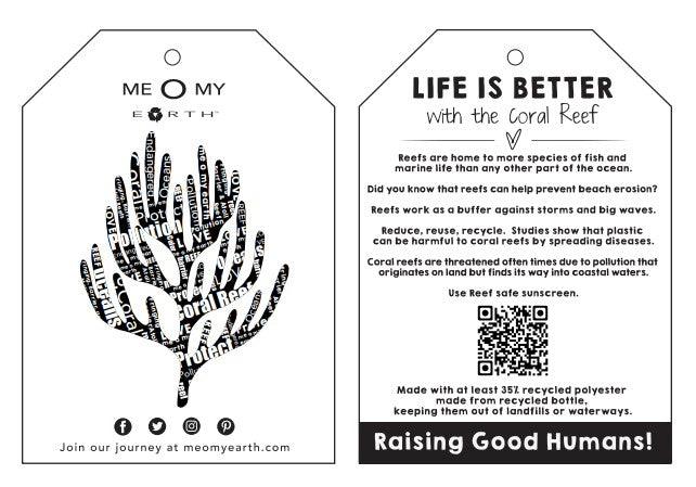 Coral Reef Printed Gown In Sustainable Fabric