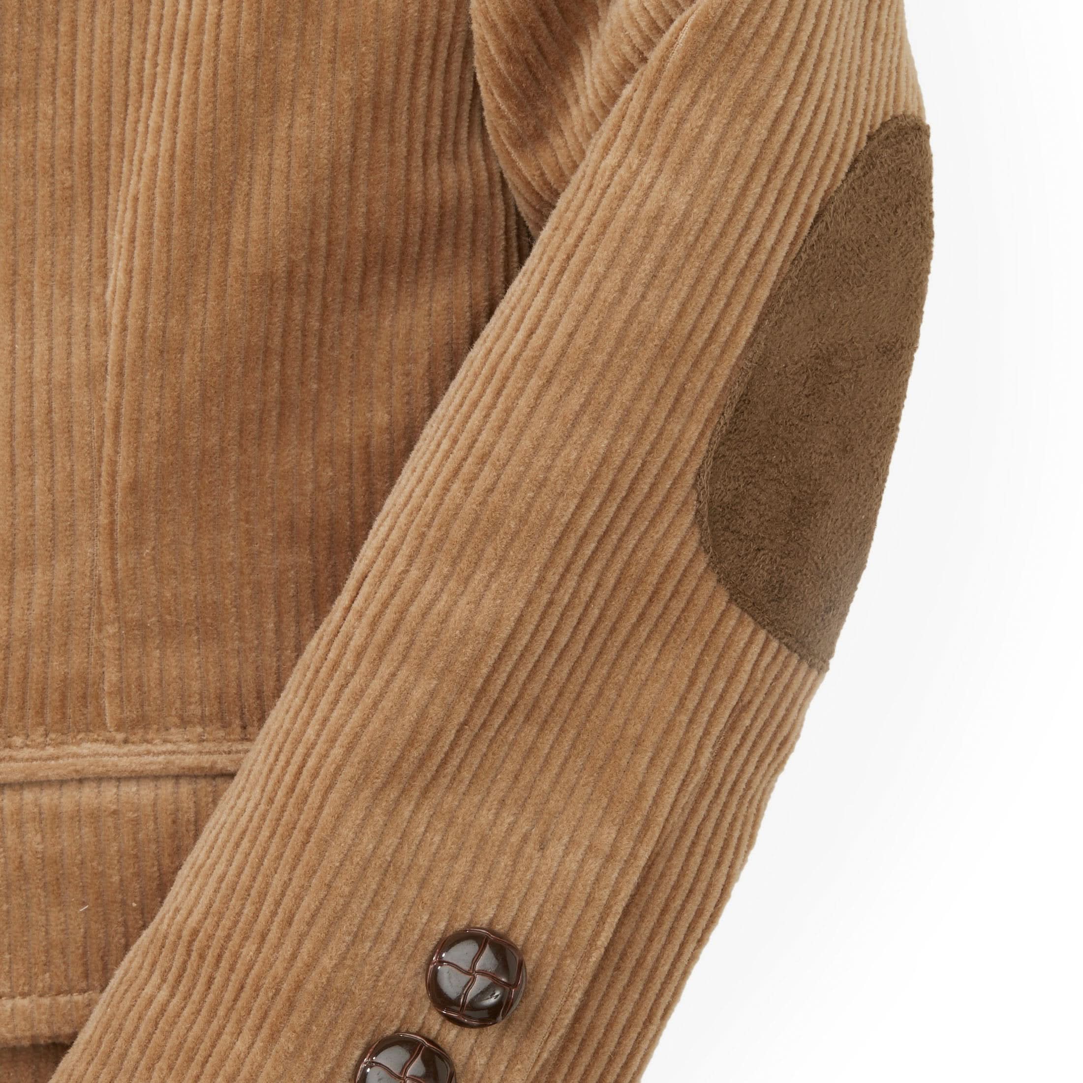 Corduroy Blazer With Elbow Patches