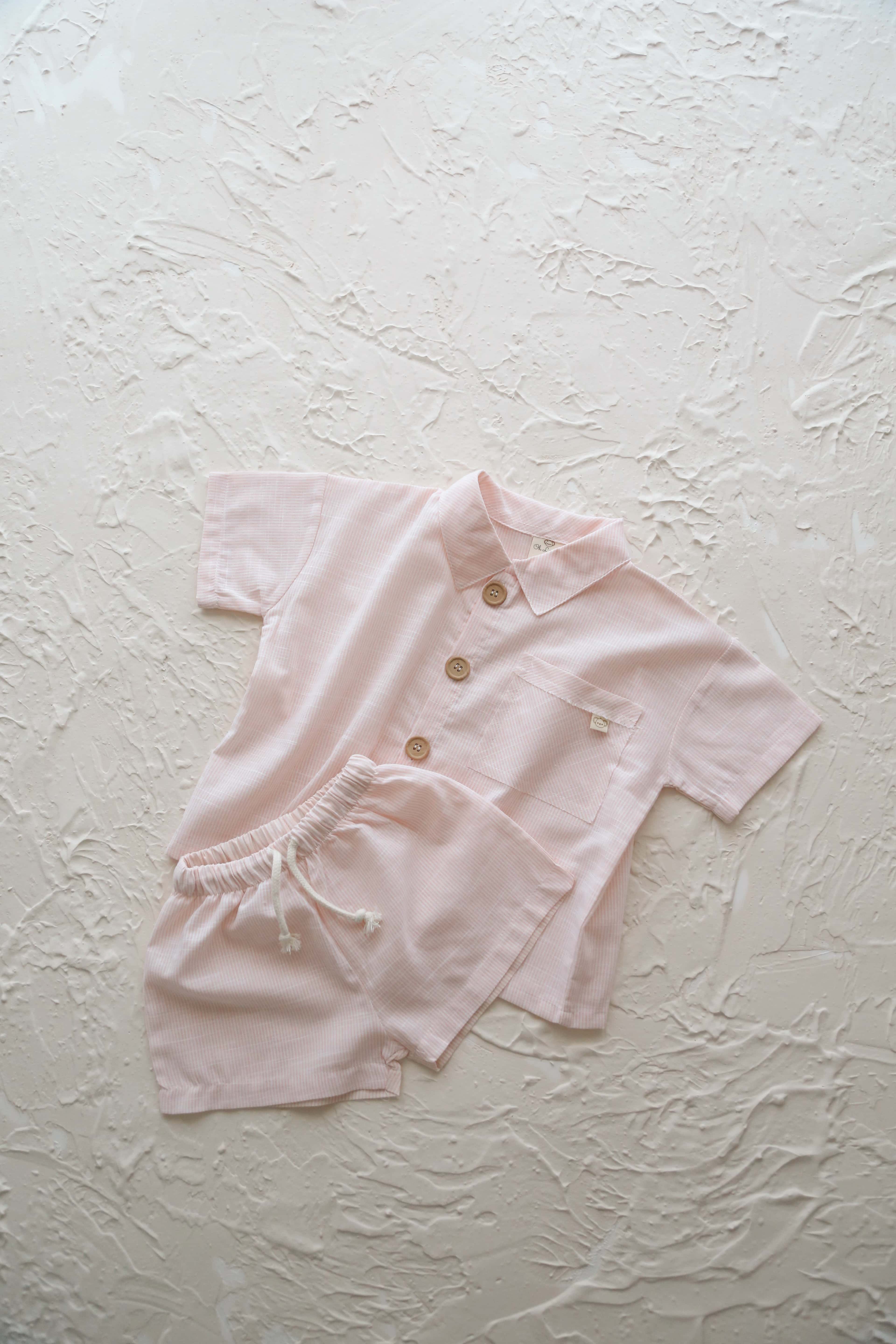 Boy Shirt-short Set