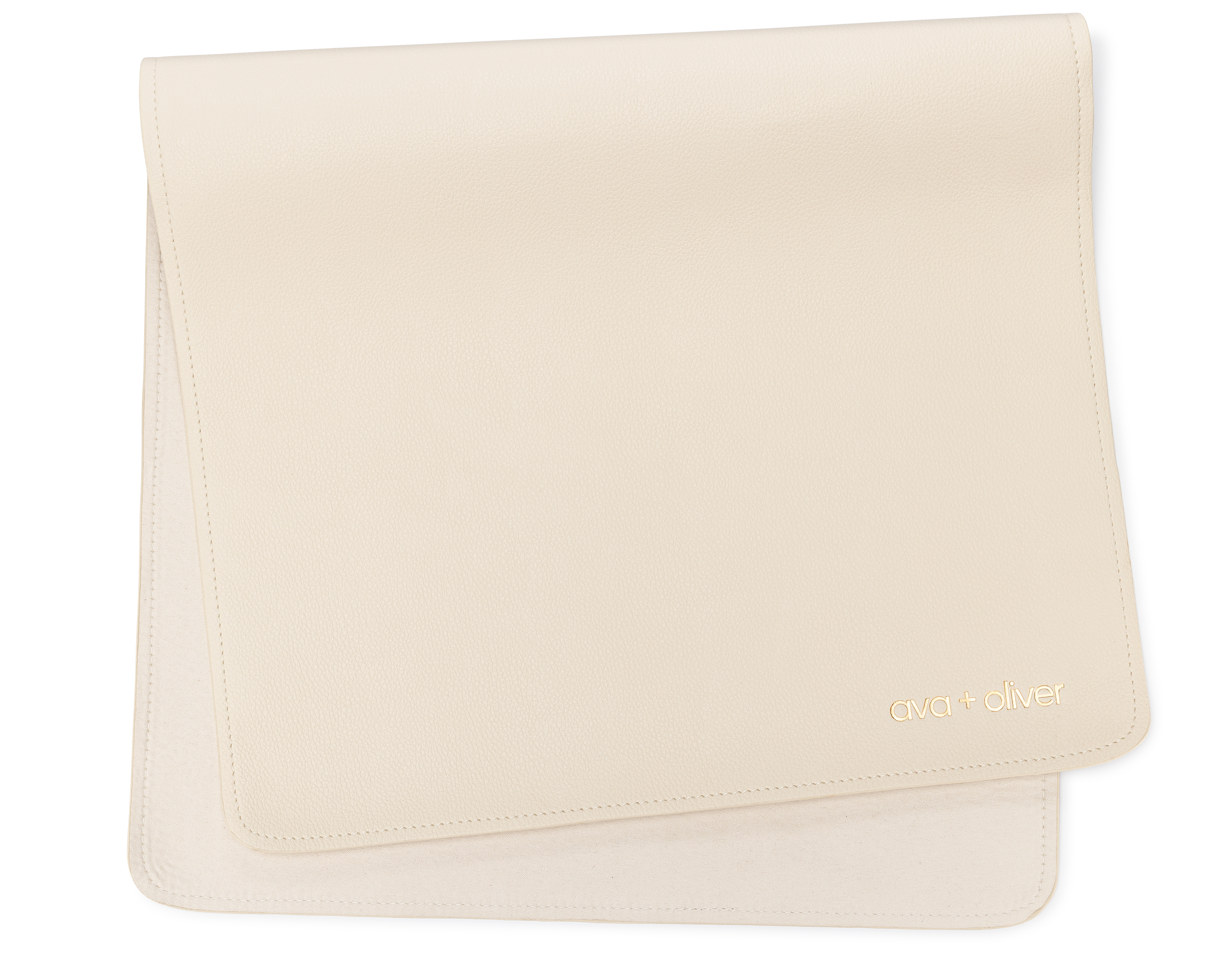Vegan Leather Changing Mat | Cream