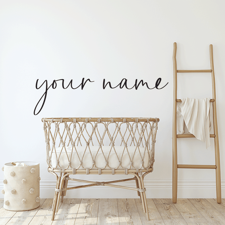 Custom Name Wall Decal