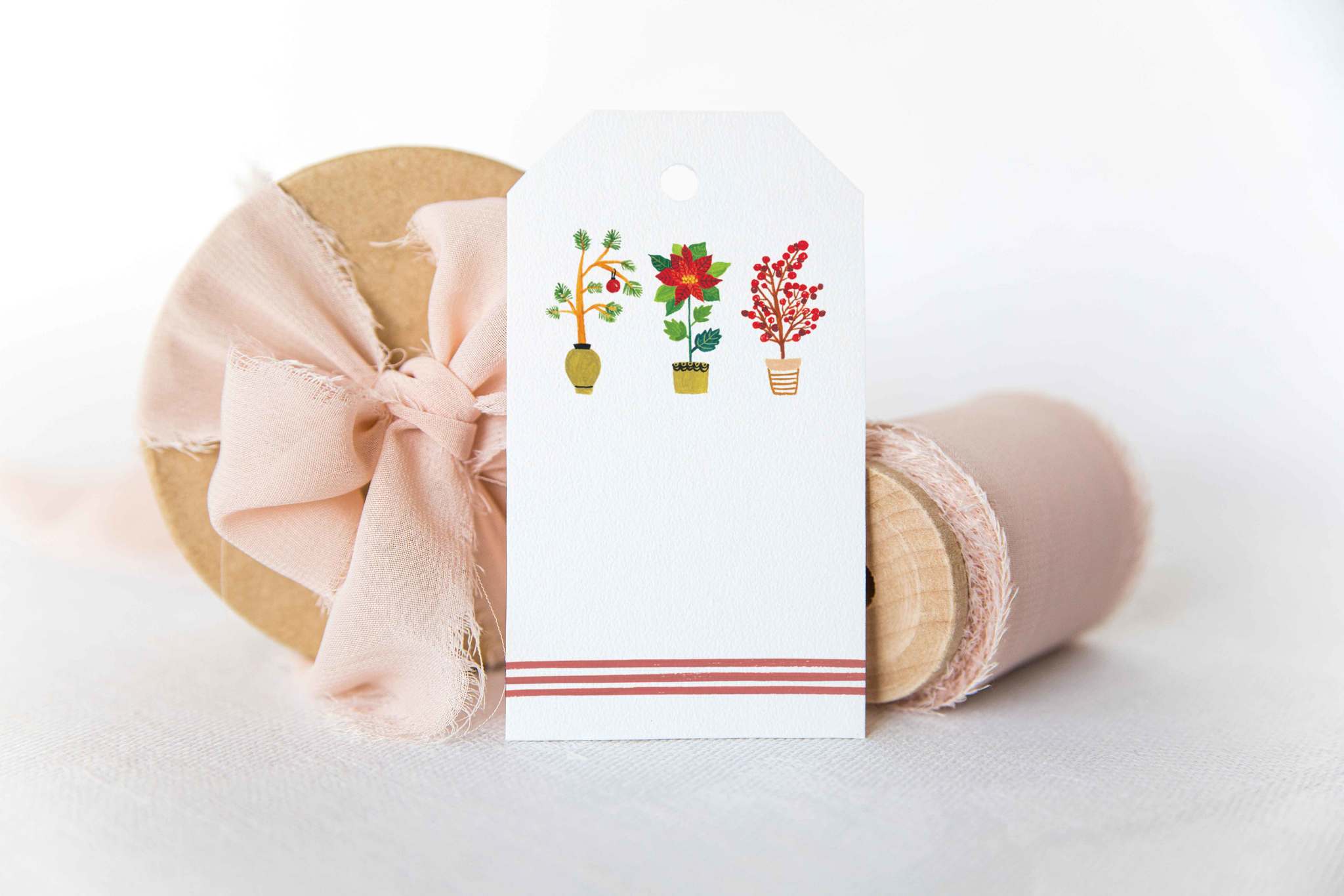 Holiday Plants Gift Tag Set