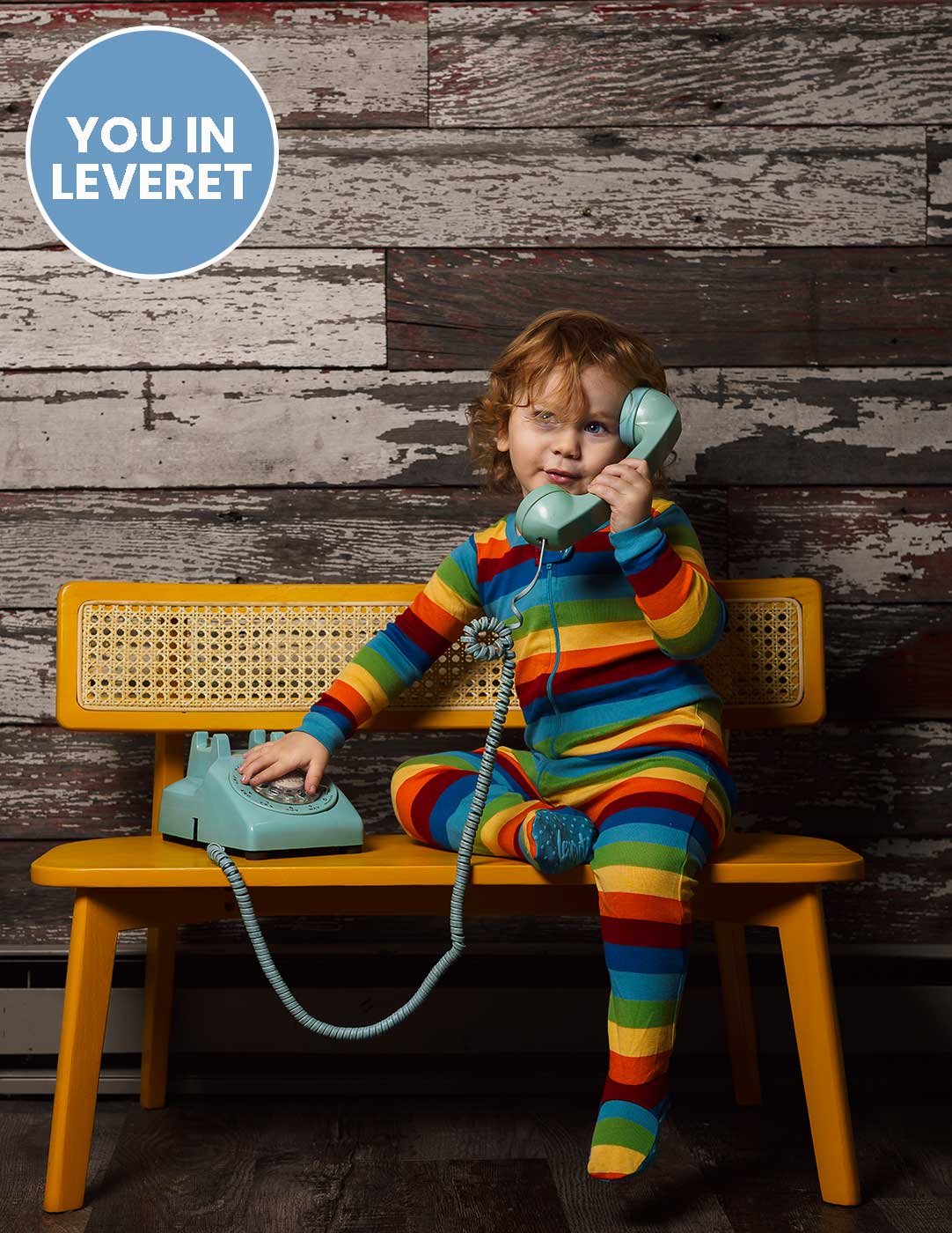 Baby Footed Rainbow Pajamas