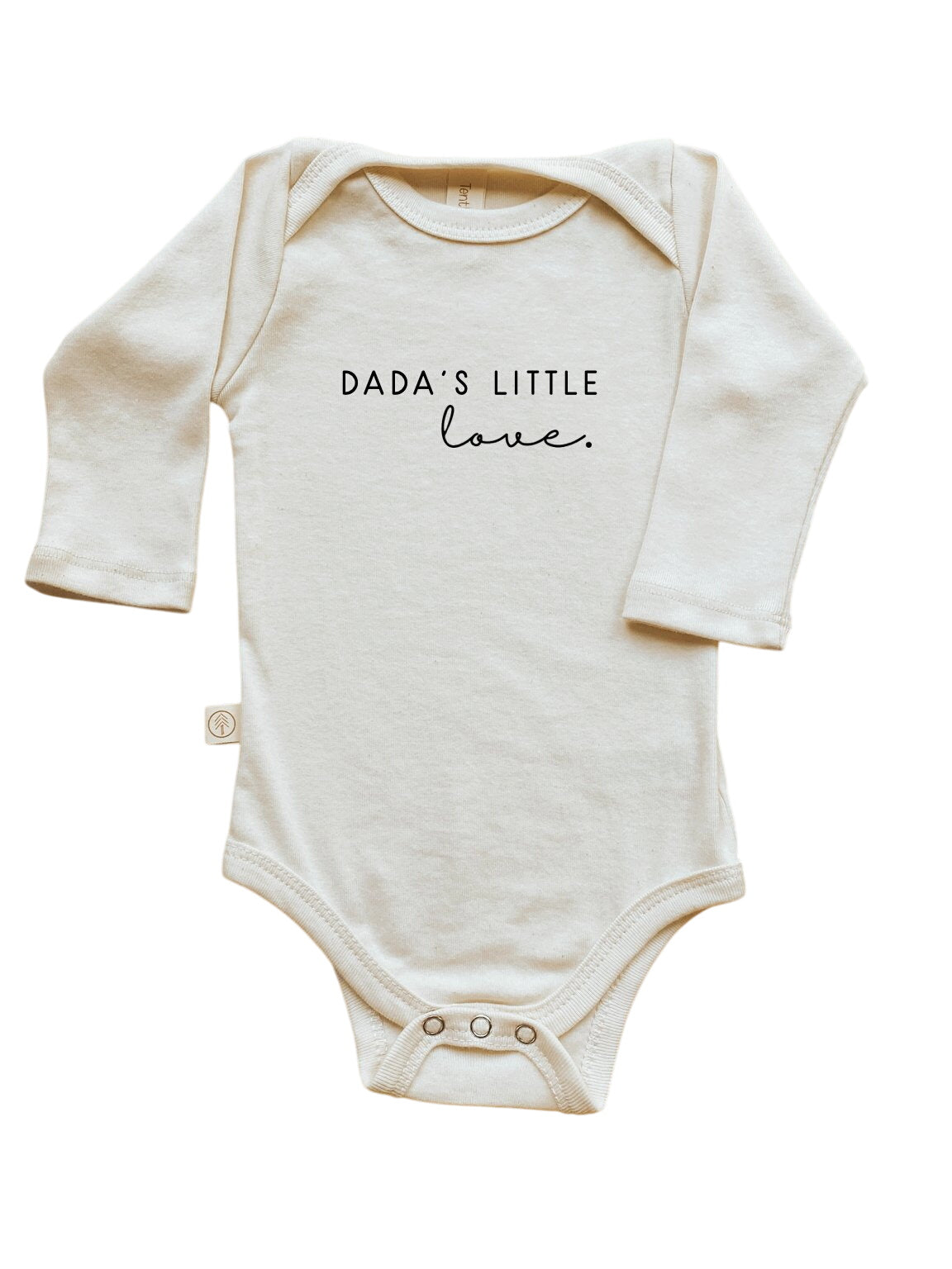 Dada's Little Love Organic Cotton Baby Bodysuit Long Sleeve