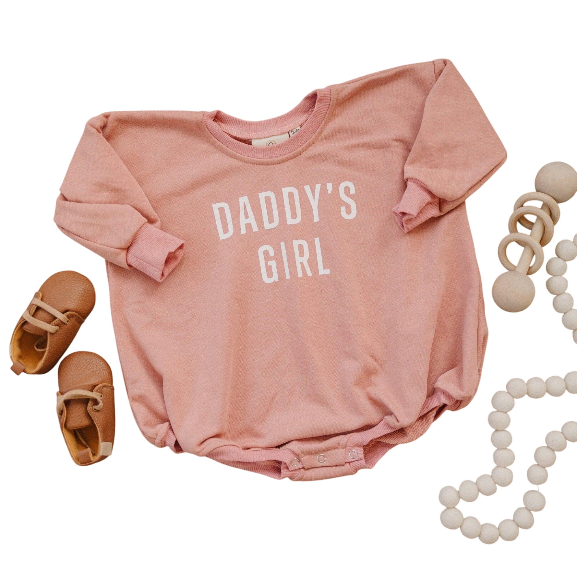 Daddy's Girl Sweatshirt Romper - More Colors