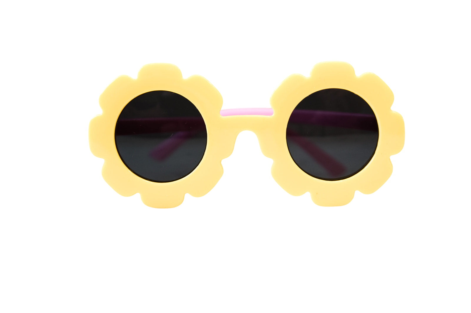 Toddler & Kid Daisy Sunglasses - Yellow & Pink