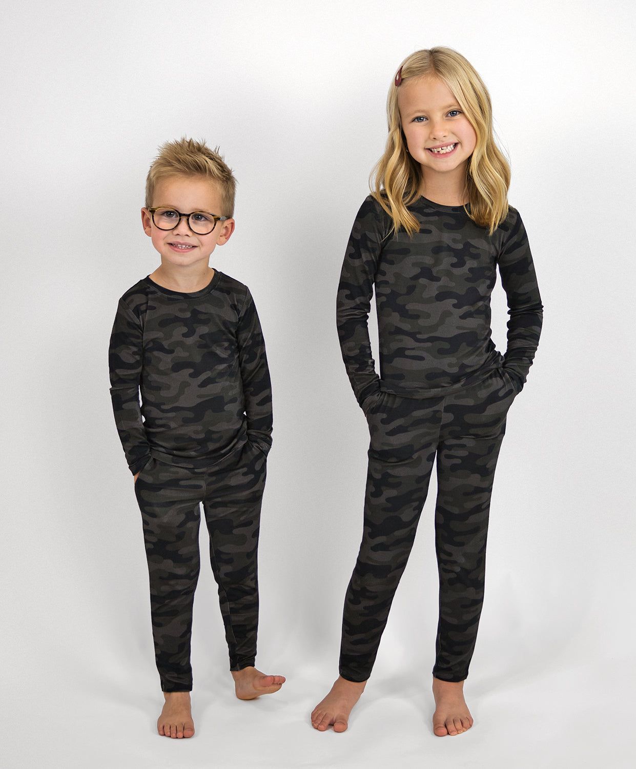 Dark Camo Two-piece Set