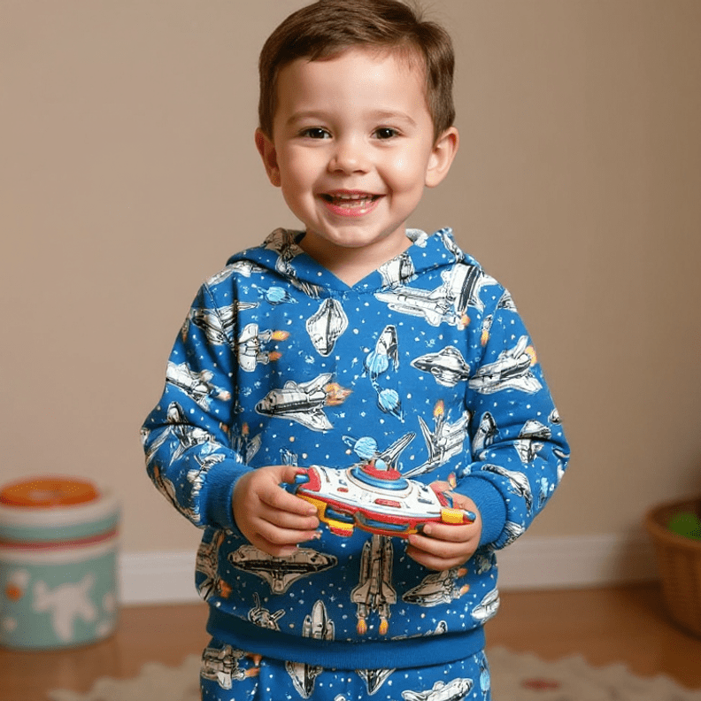 Deep In Orbit Hooded Jogger Set