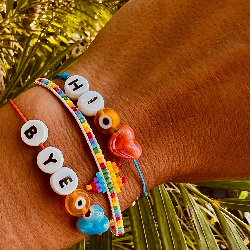 ‘hi’ & ‘bye’ Bracelet Bundle