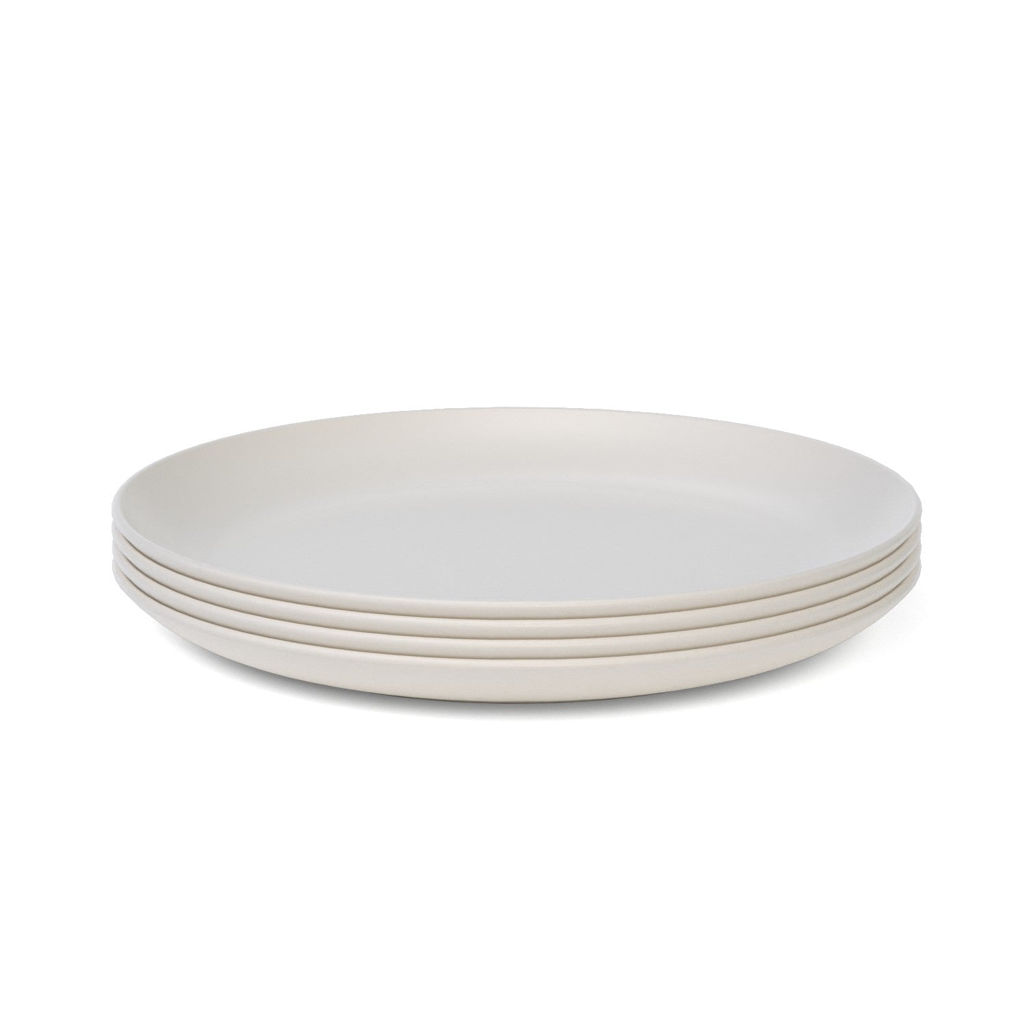 11" Round Dinner Plate Set Of 4 - Off White