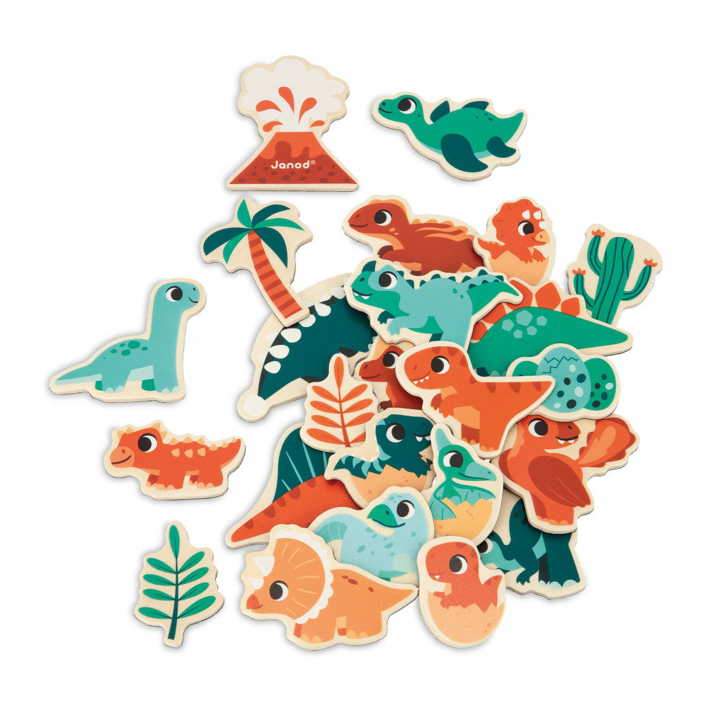 Dino - Dino Magnets - 24 Pieces