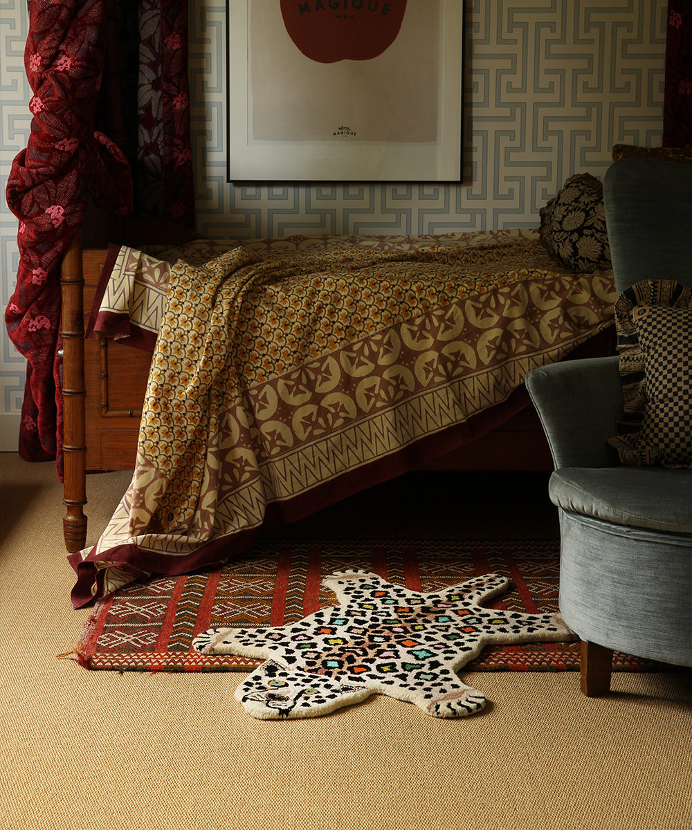 Disco Leopard Rug Small