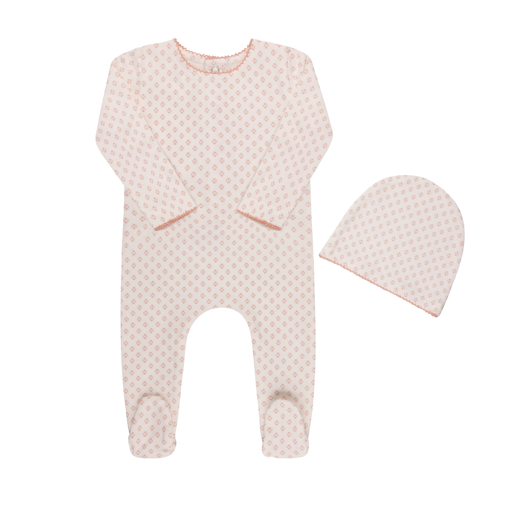 Ditsy Print Layette Set