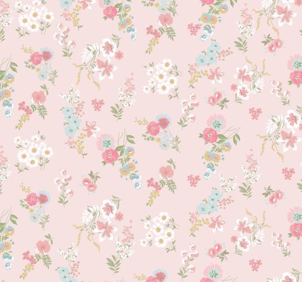 Ditzy Floral Mom Shorts Set